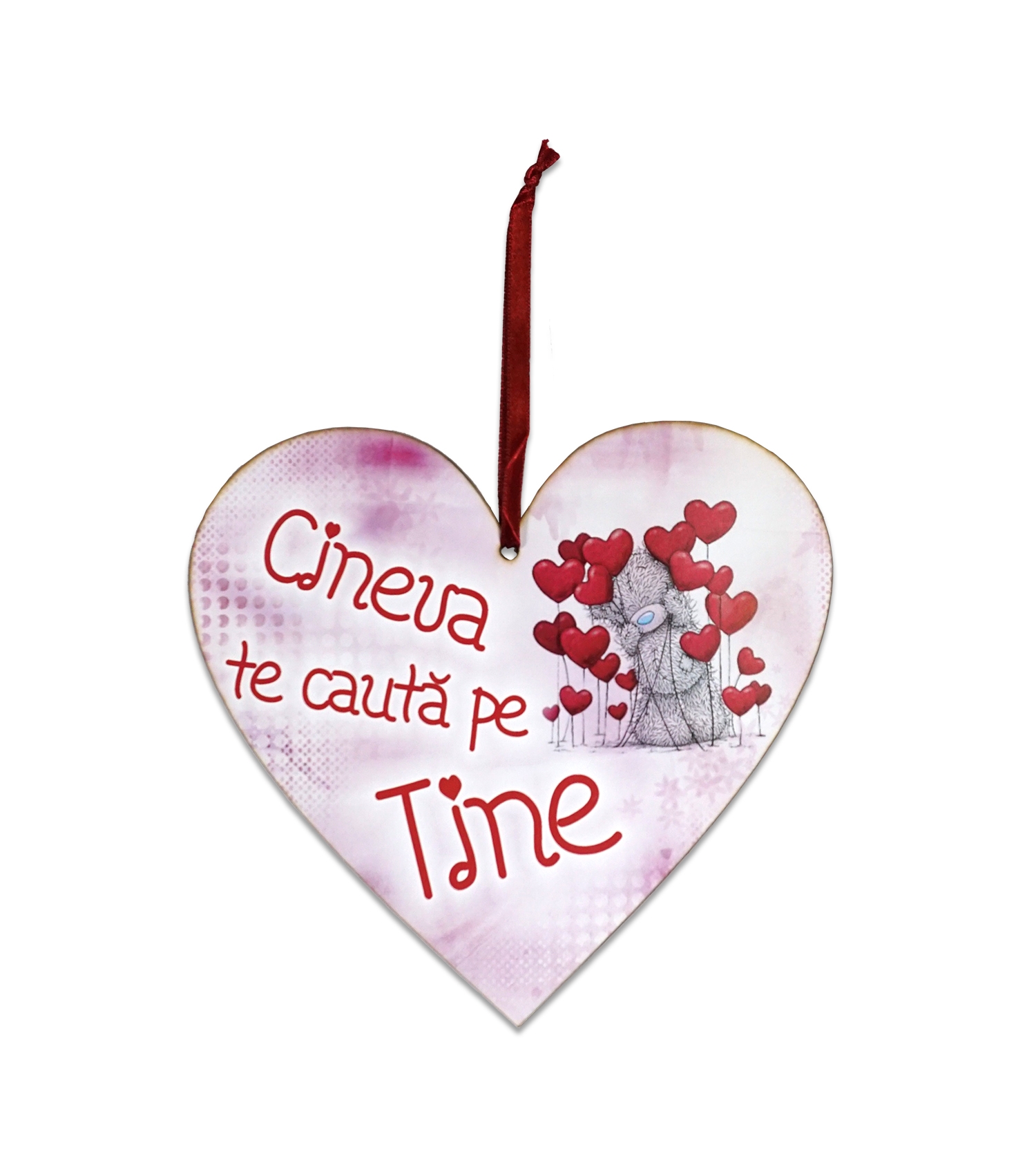 Tablou motivational inima (20x19cm) -  Cineva te cauta pe tine Tablou motivational inima (20x19cm) -  Cineva te cauta pe tine