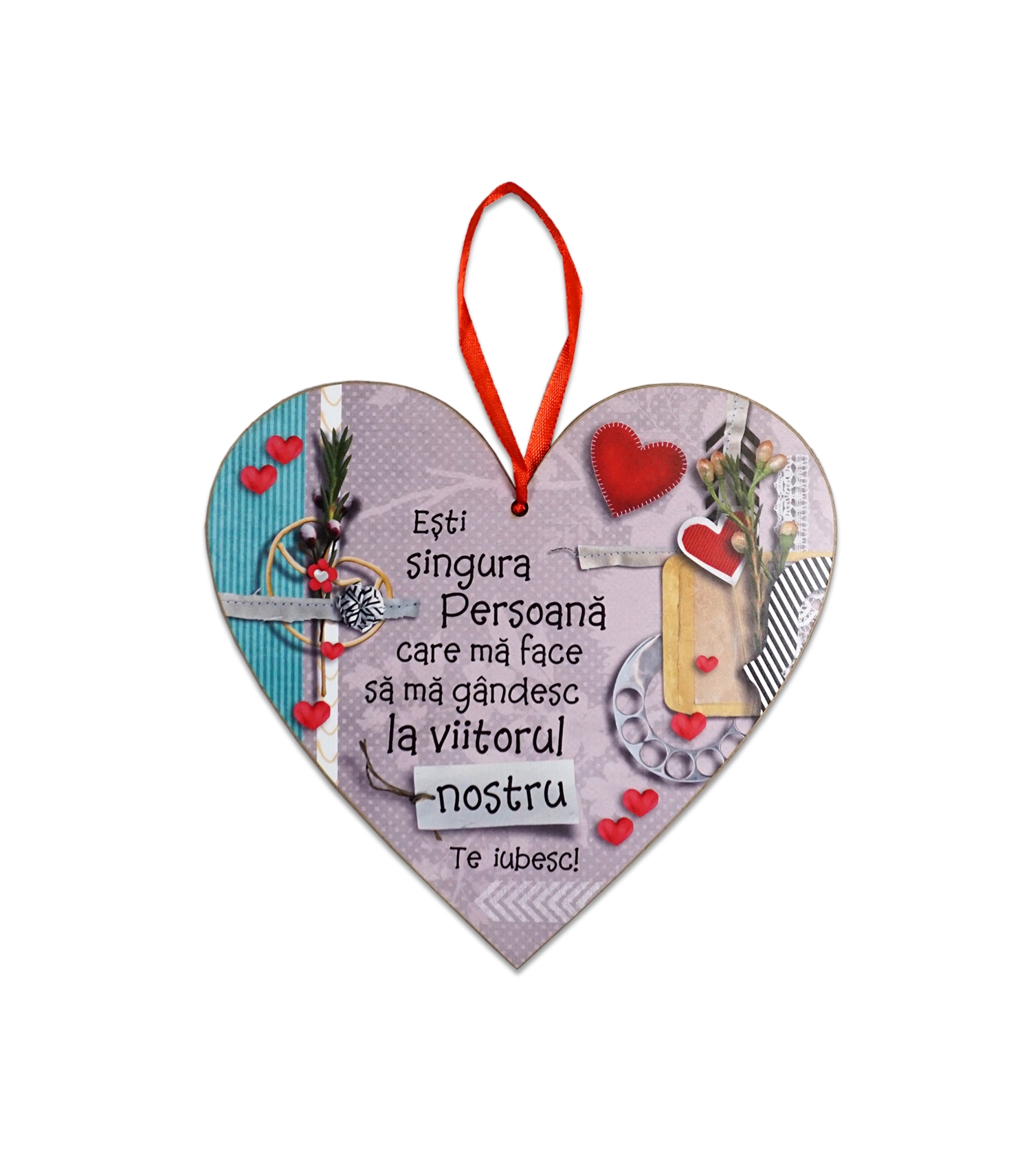 Tablou motivational   ceramica inima (20x19cm) - Esti singura persoana Tablou motivational   ceramica inima (20x19cm) - Esti singura persoana