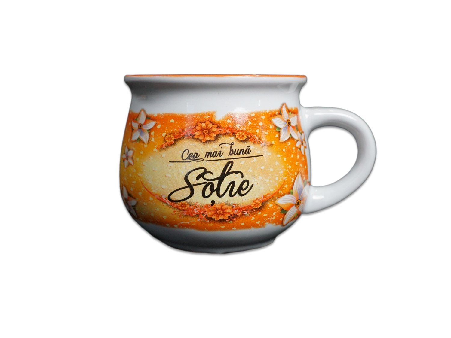 Cana "Cea mai buna sotie"  (12x7.5x8.5 cm) Cana "Cea mai buna sotie"  (12x7.5x8.5 cm)