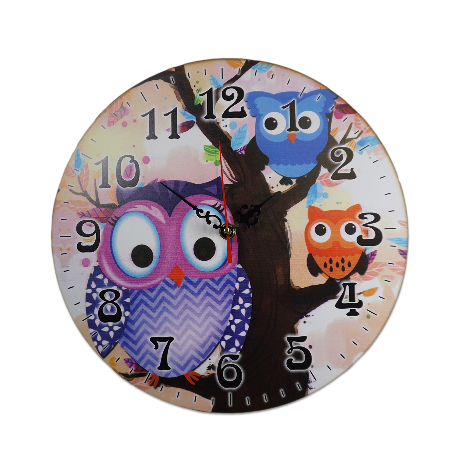 Ceas  cu trei bufnite  ( 20x20cm) Ceas  cu trei bufnite  ( 20x20cm)