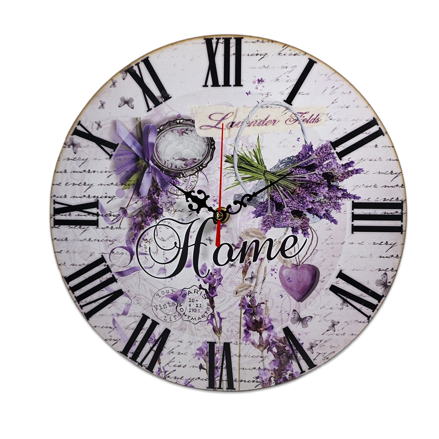 Ceas de perete rotund  - Home -  30x30 cm Ceas de perete rotund  - Home -  30x30 cm