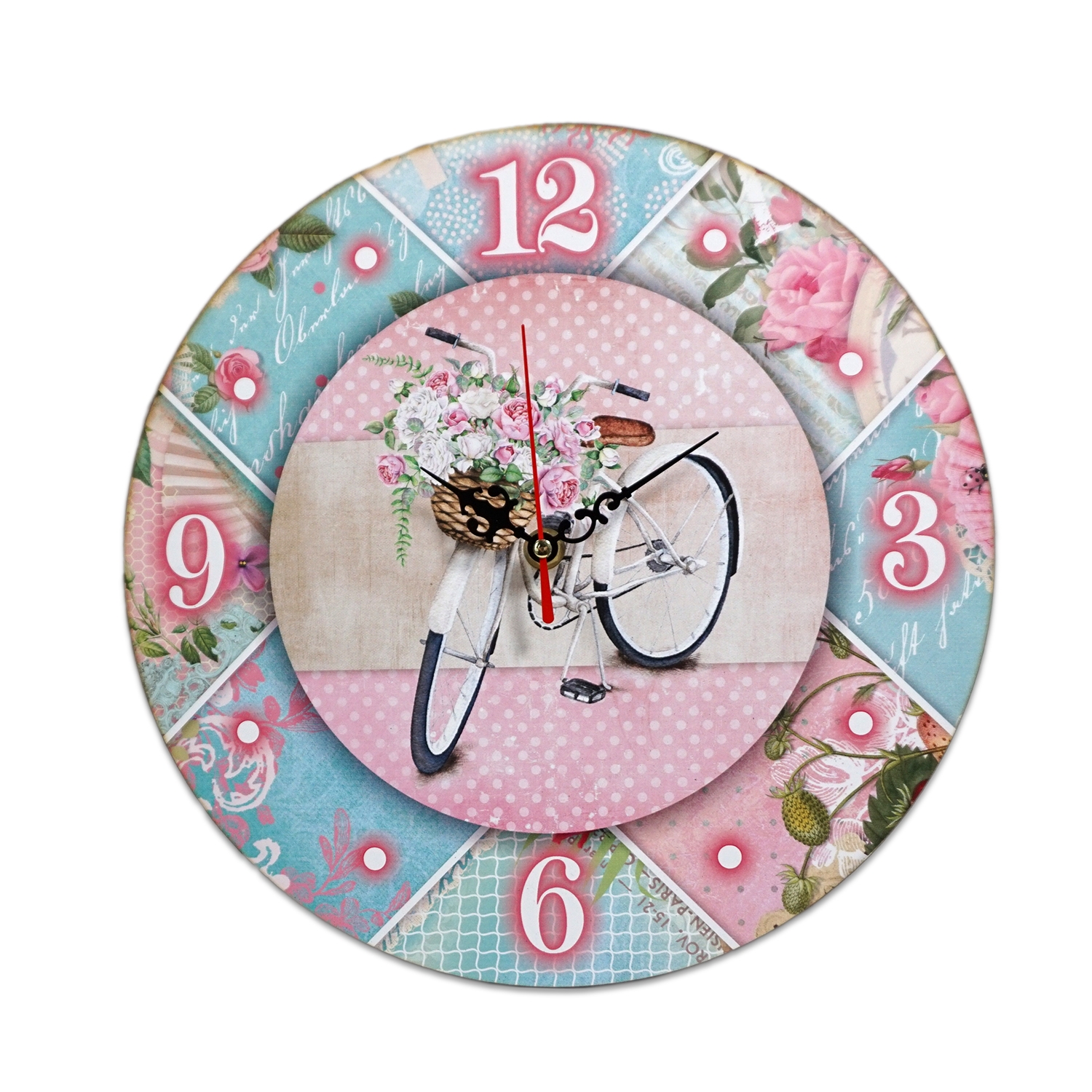 Ceas rotund - Design bicicleta (30 cm) Ceas rotund - Design bicicleta (30 cm)
