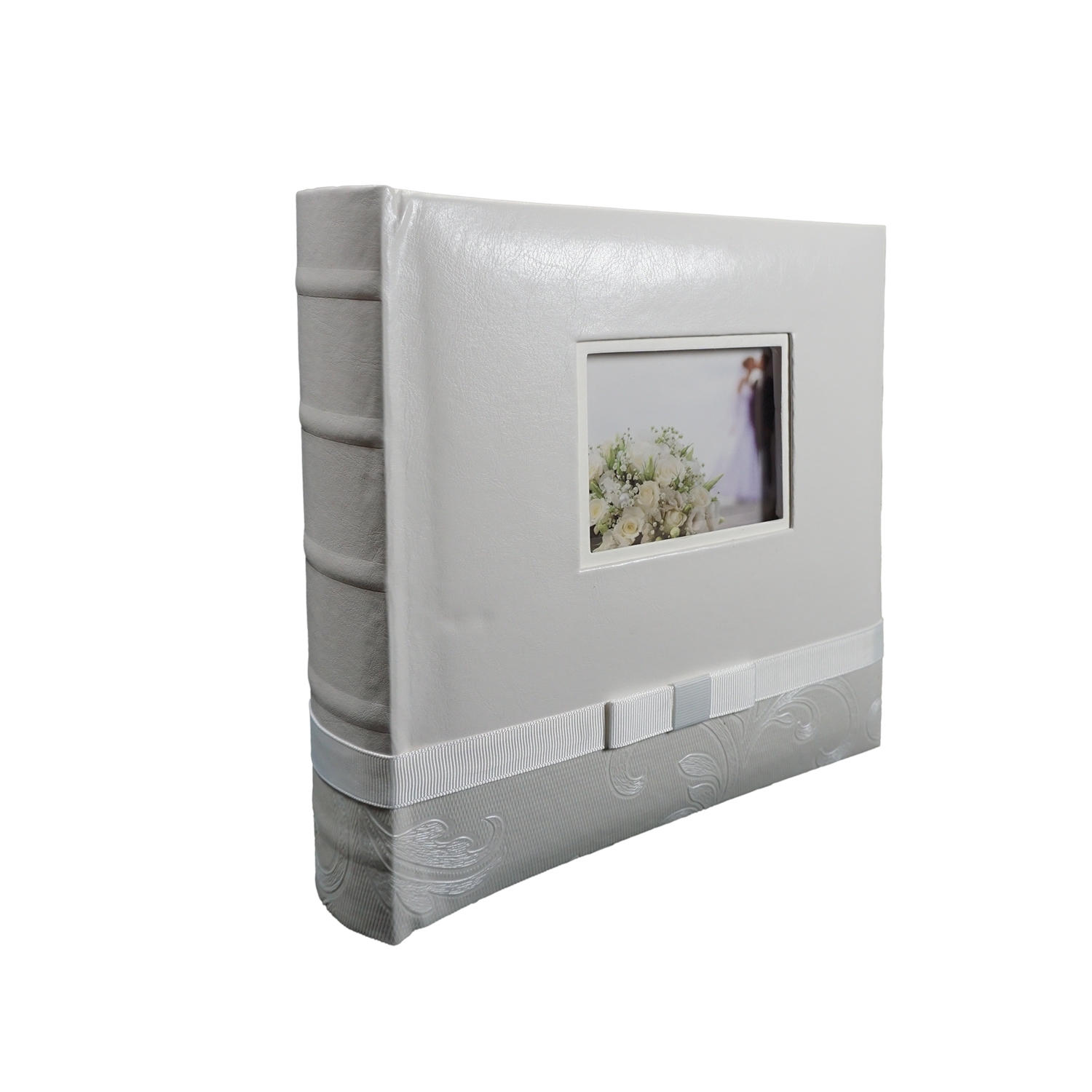 Album foto  alb pentru nunta (23x22x5cm) Album foto  alb pentru nunta (23x22x5cm)