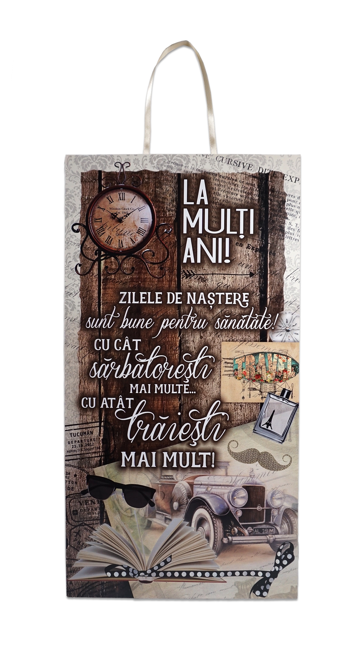 Tablou motivational   (50x27cm)  - LA MULTI ANI Tablou motivational   (50x27cm)  - LA MULTI ANI
