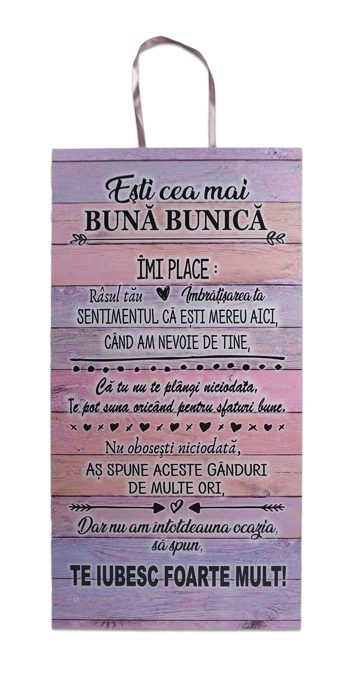Tablou motivational   (50x27cm)  - Esti cea mai buna bunica Tablou motivational   (50x27cm)  - Esti cea mai buna bunica