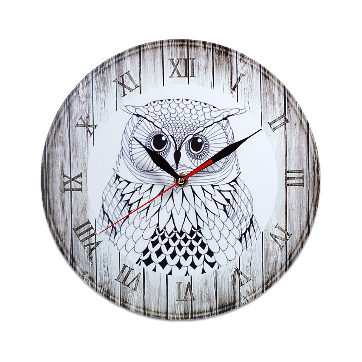 Ceas rotund perete Bufnita - 28 x 28 cm Ceas rotund perete Bufnita - 28 x 28 cm