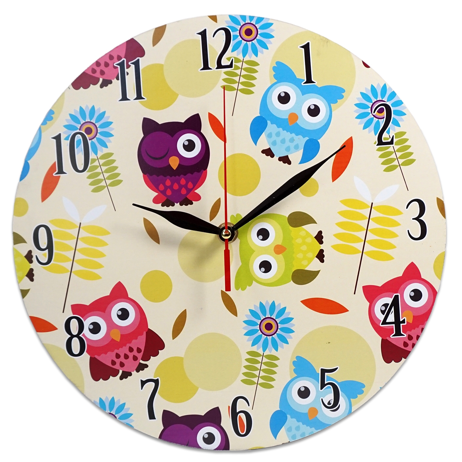 Ceas perete  - Bufnita (28 x 28 cm) Ceas perete  - Bufnita (28 x 28 cm)