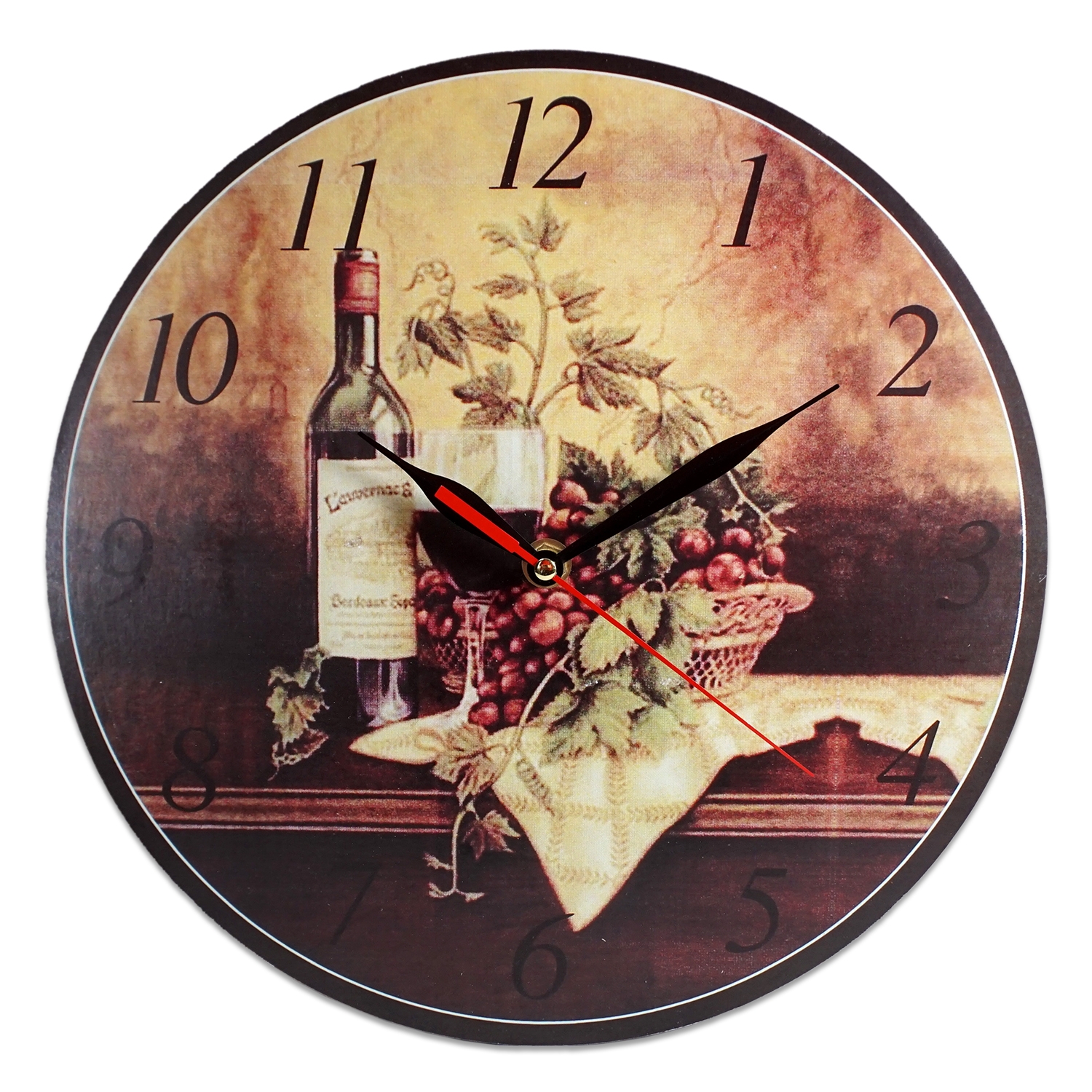 Ceas perete - Struguri (28 x 28 cm)