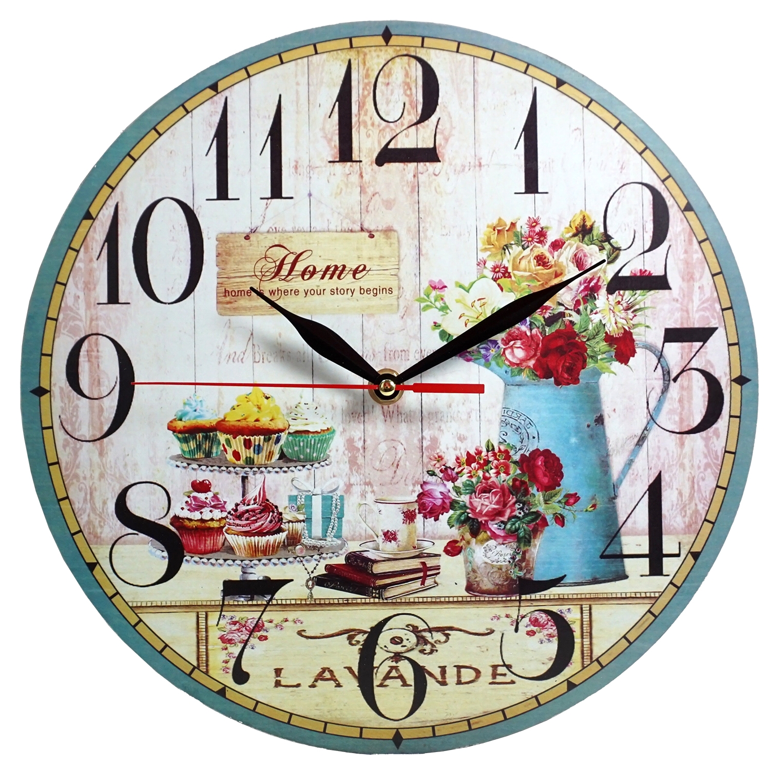 Ceas rotund perete Home - 28 x 28 cm Ceas rotund perete Home - 28 x 28 cm