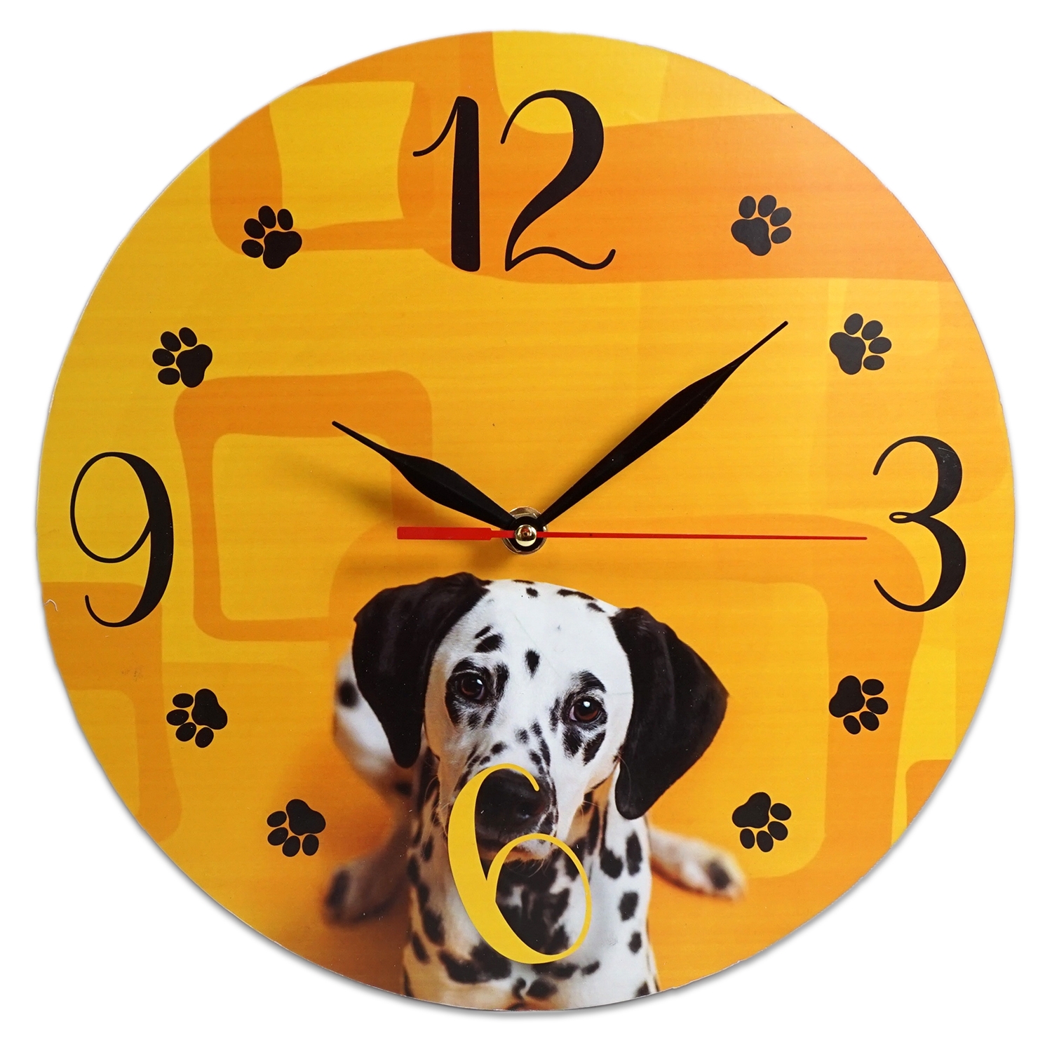 Ceas perete rotund Dalmatian - 28 x 28 cm Ceas perete rotund Dalmatian - 28 x 28 cm