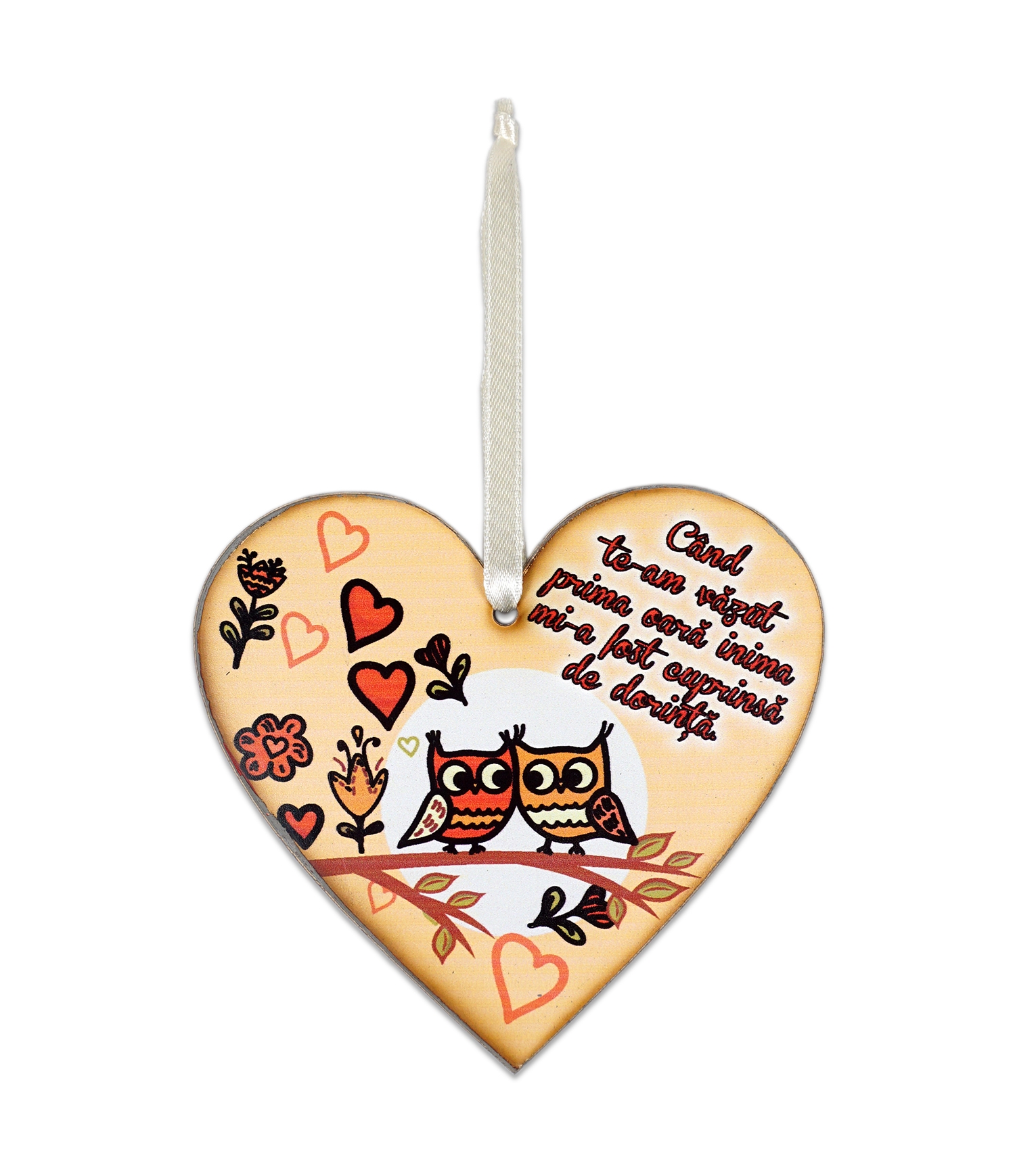 Tablou motivational inima (12x11 cm) - CAND TE-AM VAZUT Tablou motivational inima (12x11 cm) - CAND TE-AM VAZUT