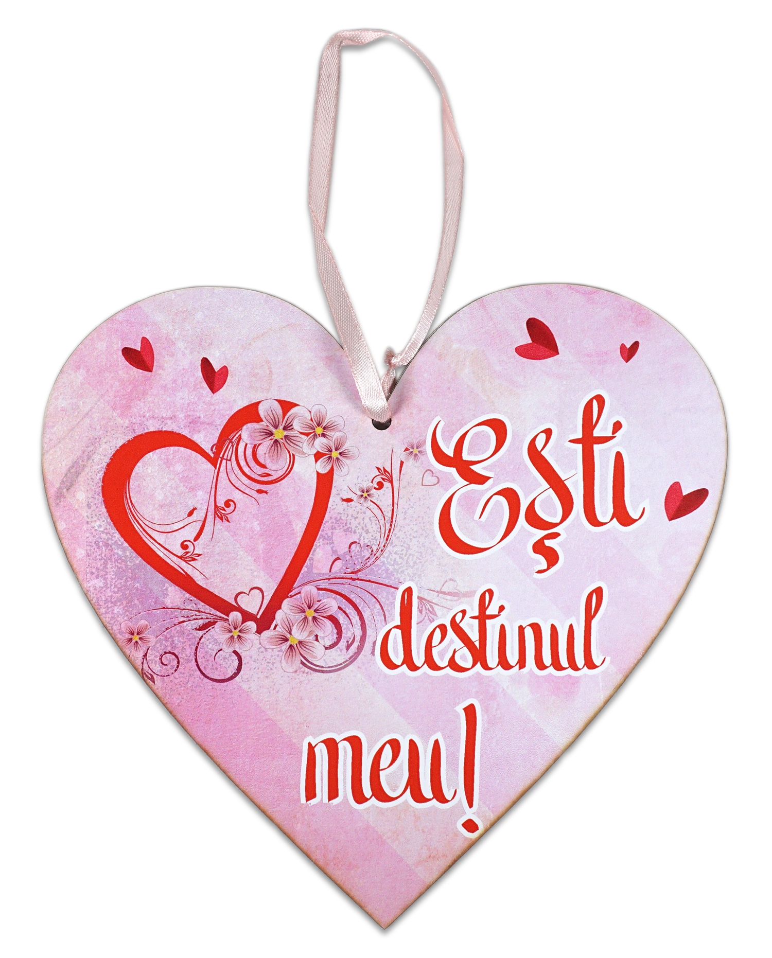 Tablou motivational inima (20x19cm) -  Esti destinul meu Tablou motivational inima (20x19cm) -  Esti destinul meu