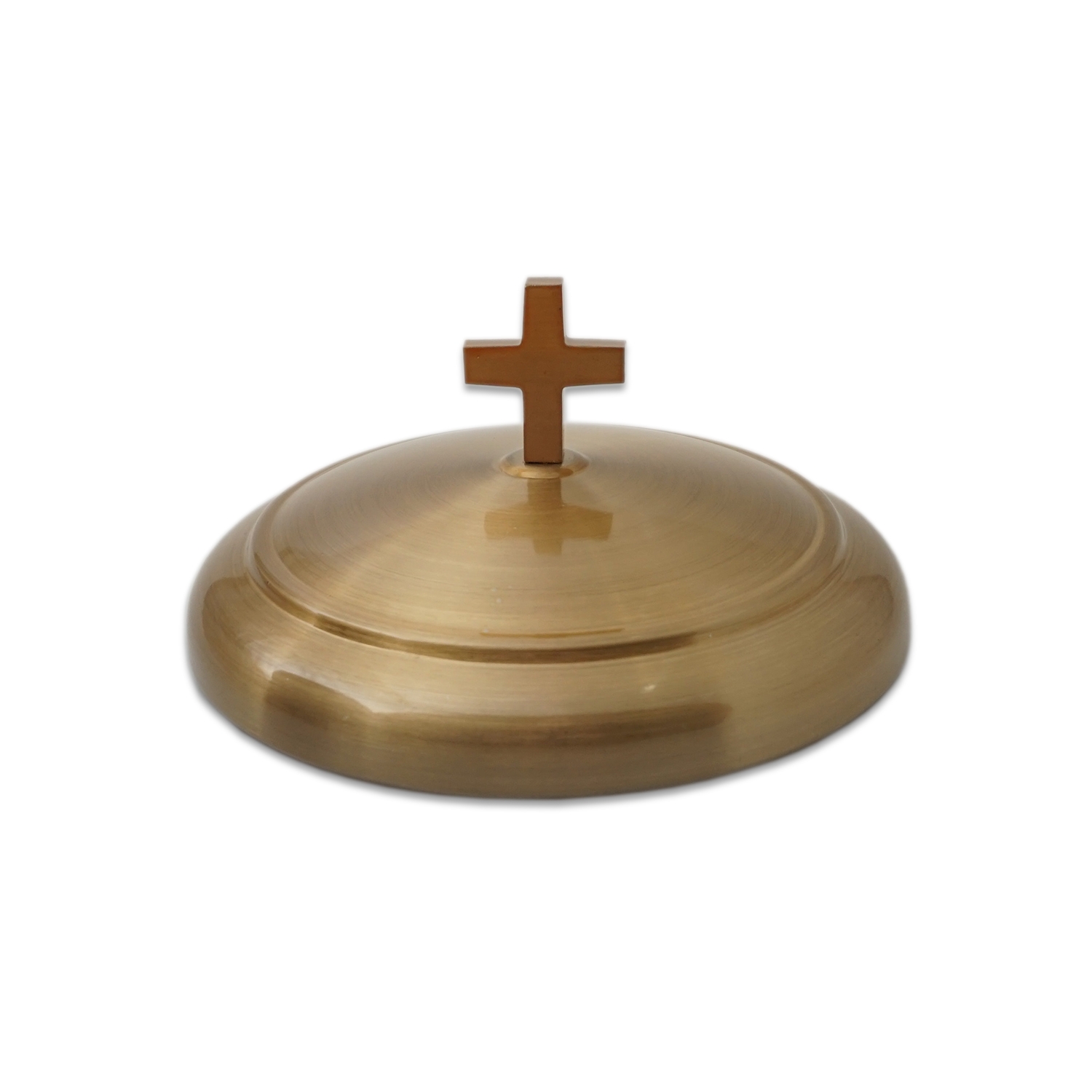 Capac inox Impartasanie pentru farfuria cu pâine - auriu mat Capac inox Impartasanie pentru farfuria cu pâine - auriu mat