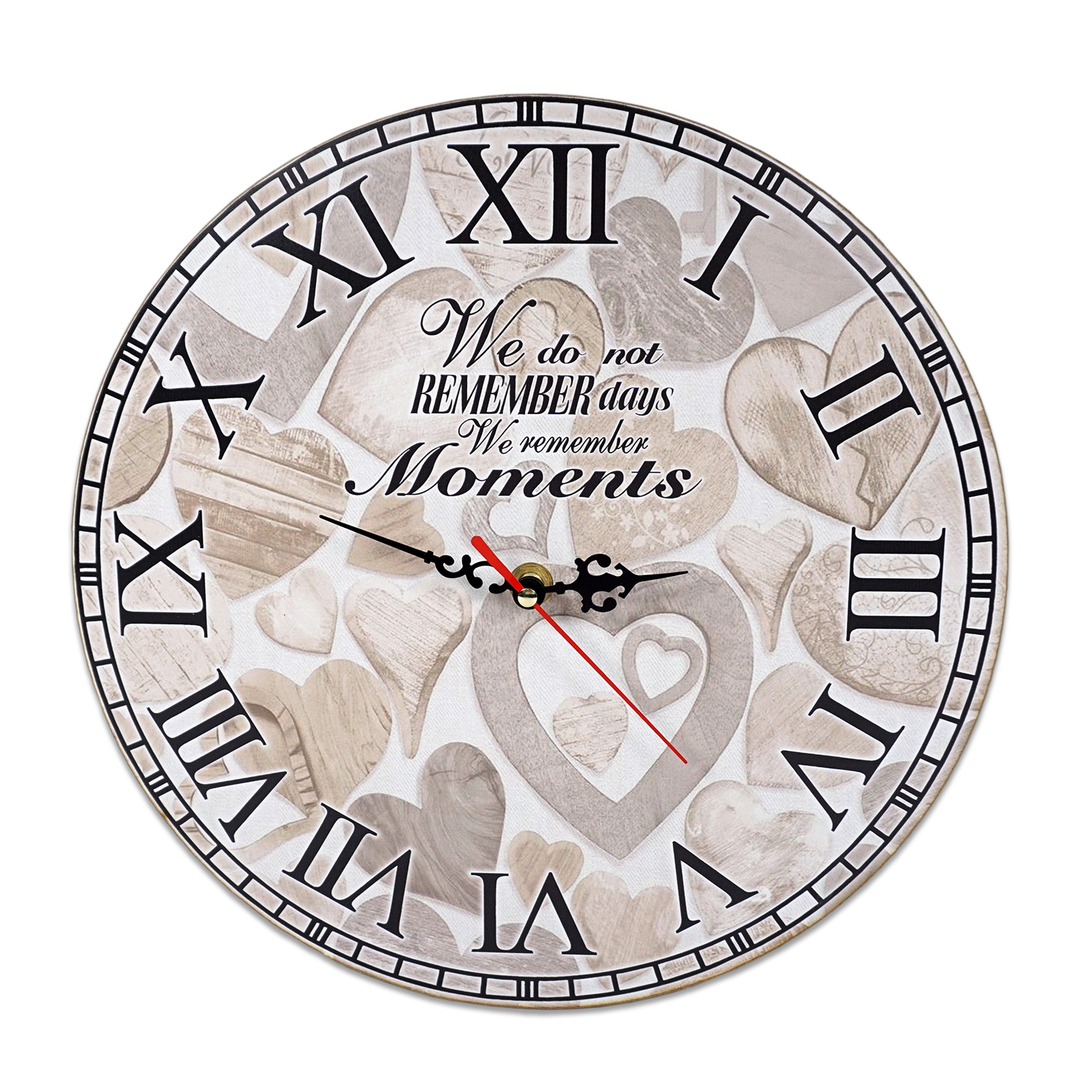Ceas rotund - We remember moments  (30 cm) Ceas rotund - We remember moments  (30 cm)