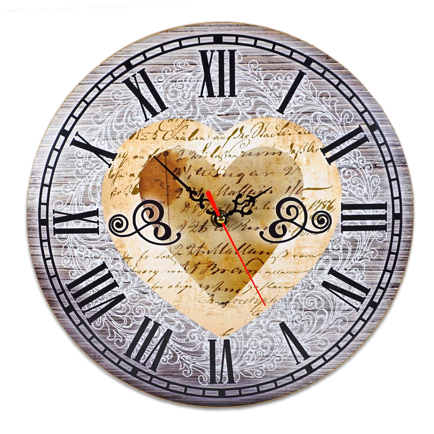 Ceas rotund - Design inima (30 cm) Ceas rotund - Design inima (30 cm)