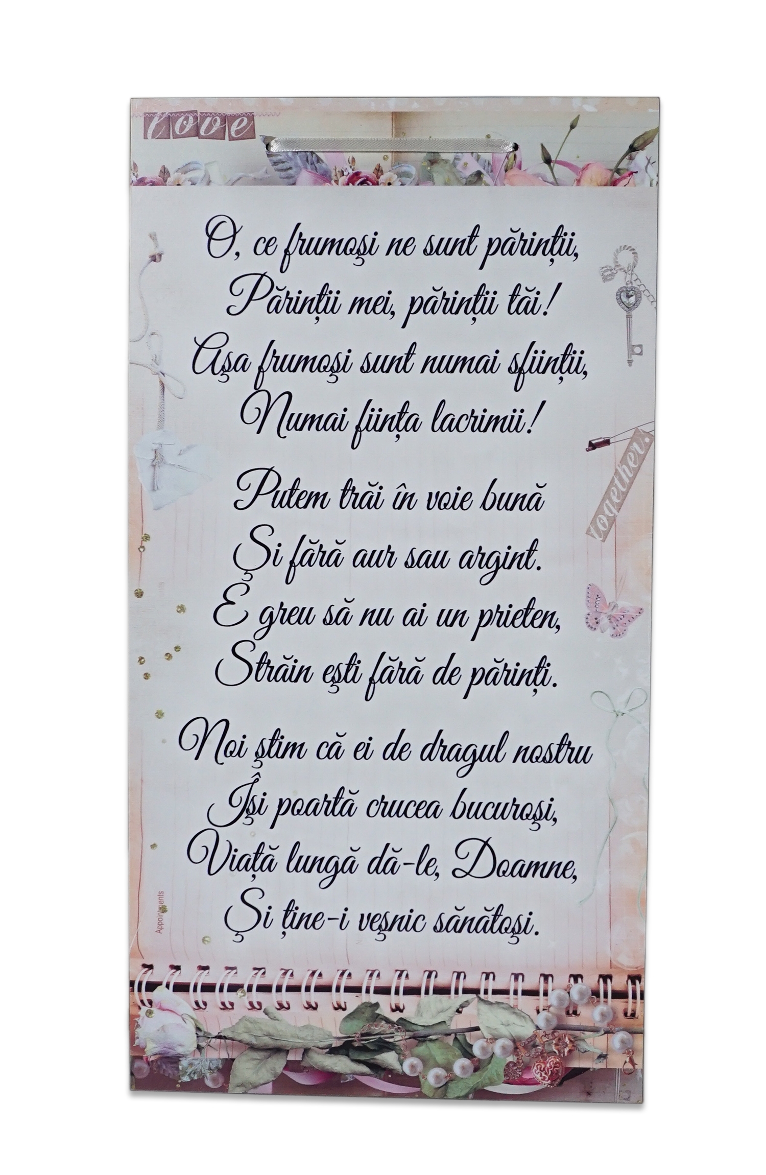 Tablou motivational   (50x27cm)  -   Parintii