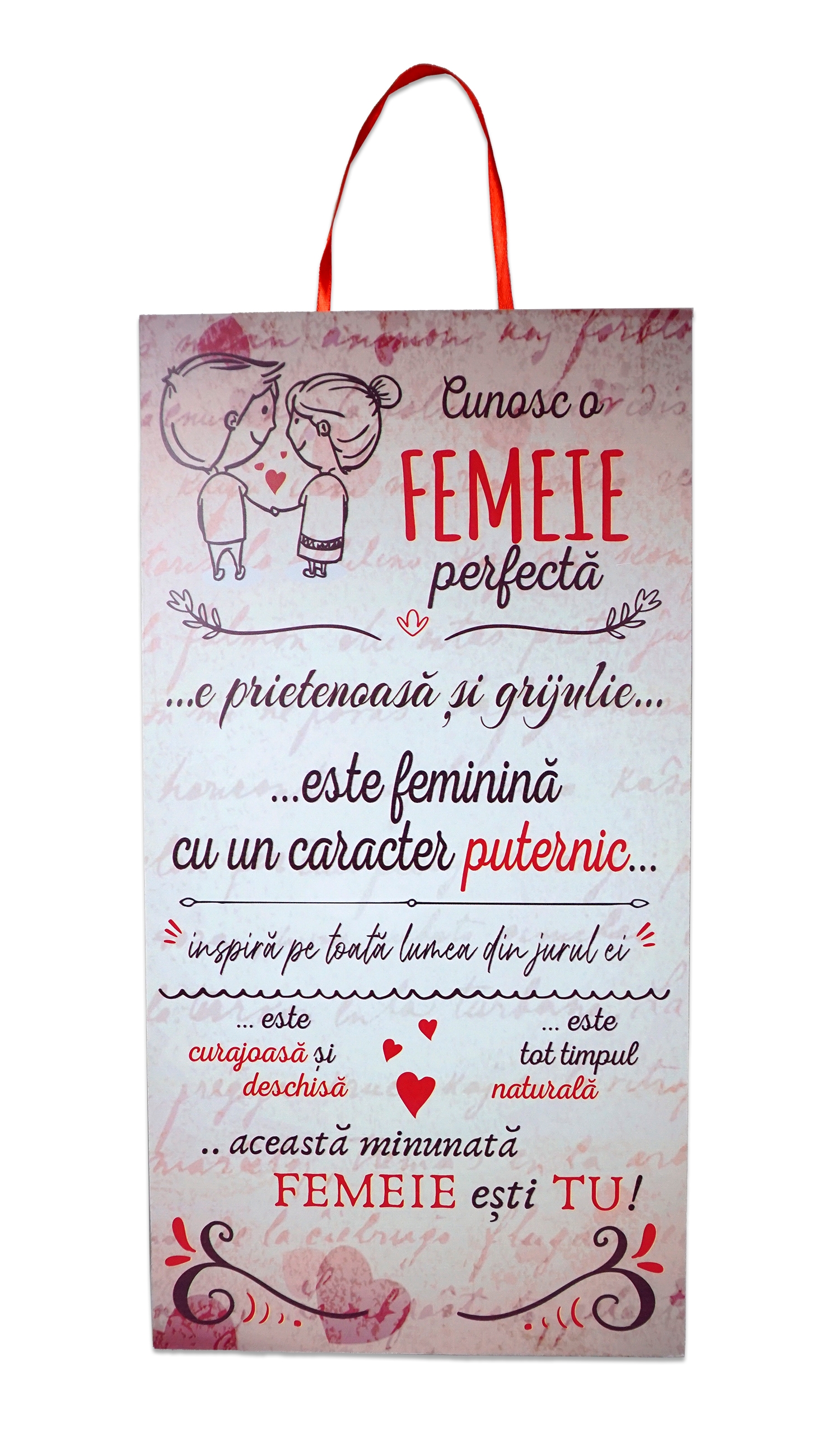 Tablou motivational (50x27 cm) - Cunosc o femeie Tablou motivational (50x27 cm) - Cunosc o femeie
