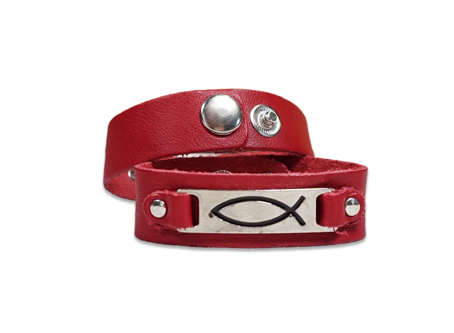 Bratara din piele visinie  -Simbol peste Bratara din piele visinie  -Simbol peste