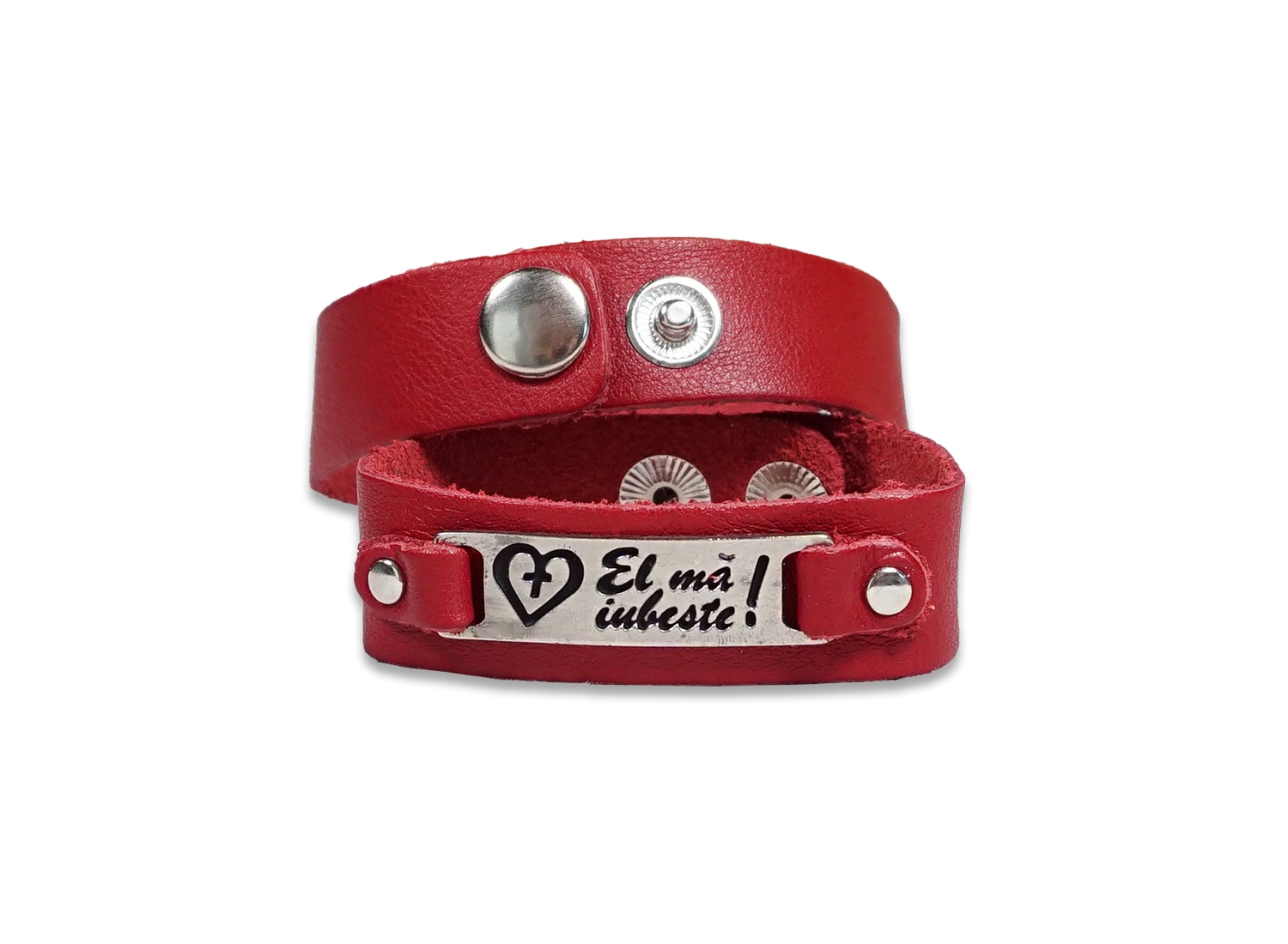 Bratara din piele - El ma iubeste! Bratara din piele - El ma iubeste!