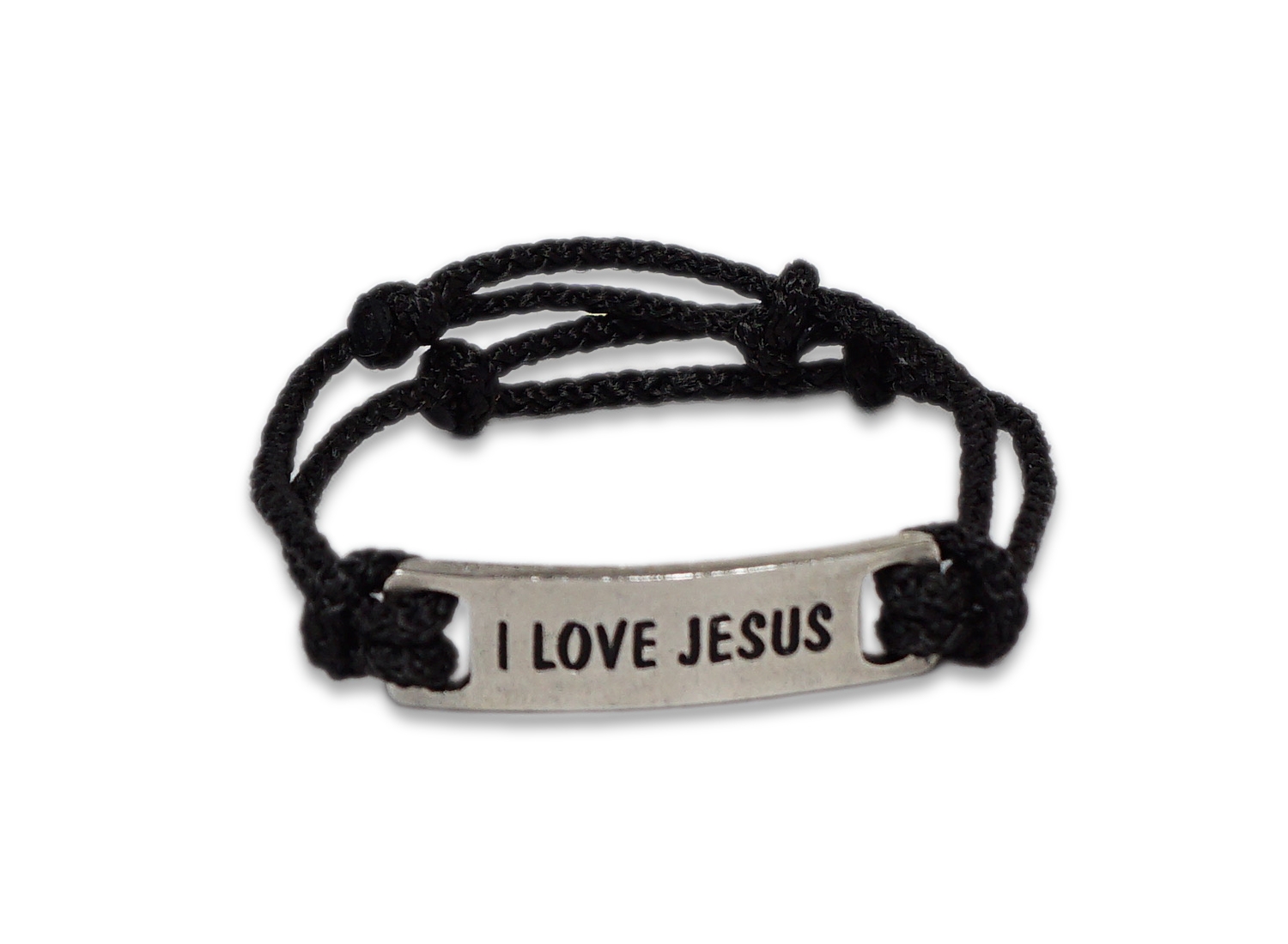 Bratara crestina (șnur) - I love Jesus Bratara crestina (șnur) - I love Jesus