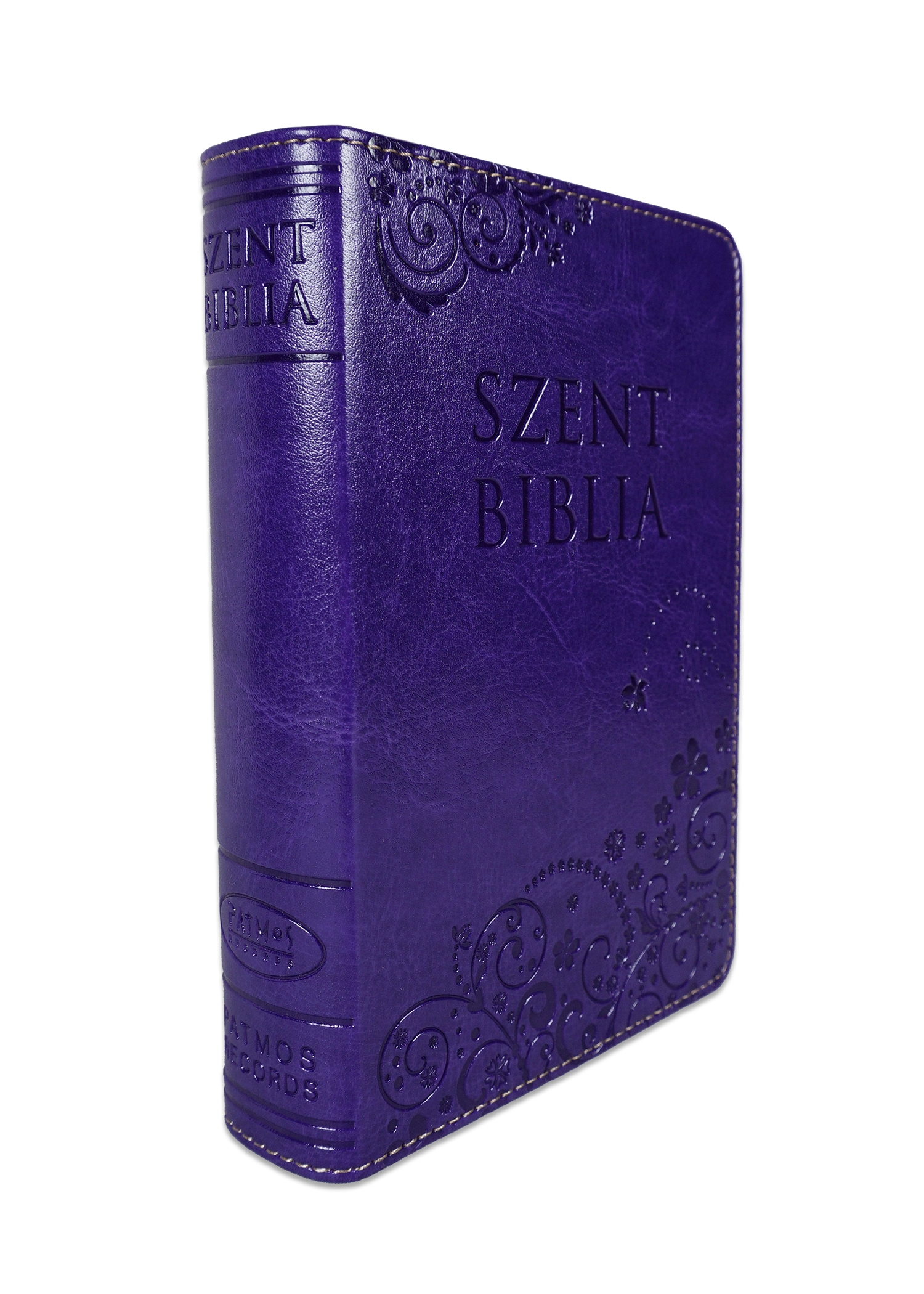 Szent Biblia - Mini Biblia, Lila, Virágmintás, Károli Gáspár Forditása (Biblia mica in lb. maghiara, florala)