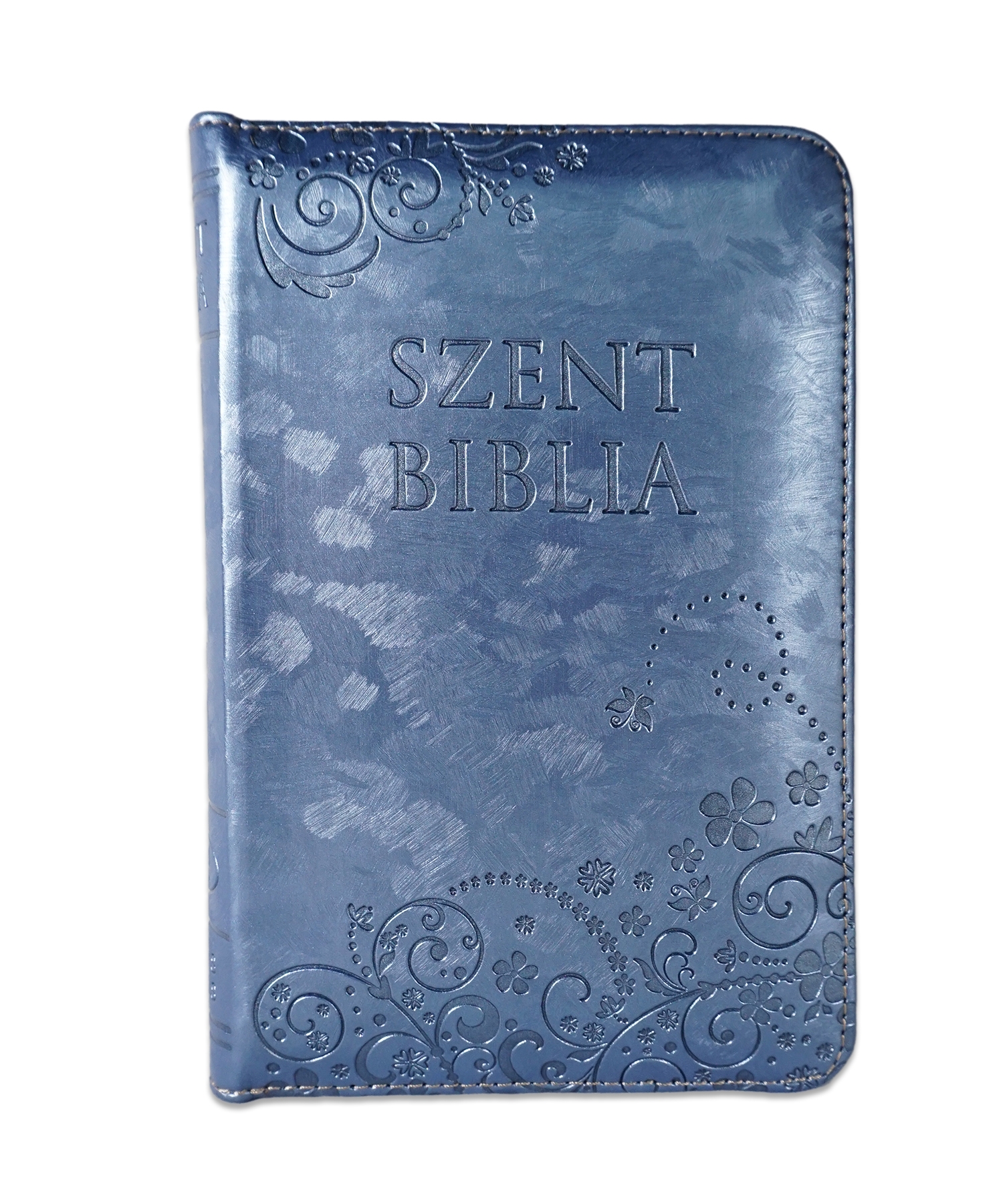 Szent Biblia - Mini Biblia, Metál Kék, Cipzáros, Virágmintás, Károli Gáspár Forditása (Biblia mica in lb. maghiara, floral, fermoar) Szent Biblia - Mini Biblia, Metál Kék, Cipzáros, Virágmintás, Károli Gáspár Forditása (Biblia mica in lb. maghiara, floral, fermoar)