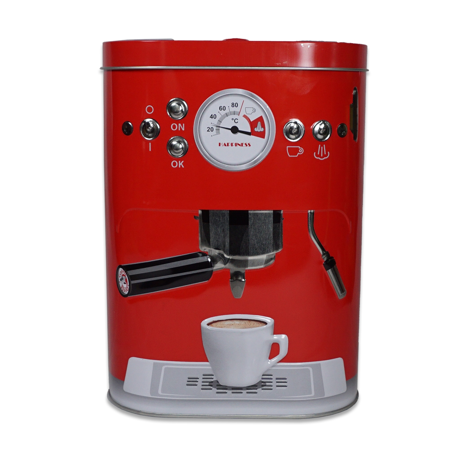 Cutie decorativa - Cafea (rosie) Cutie decorativa - Cafea (rosie)