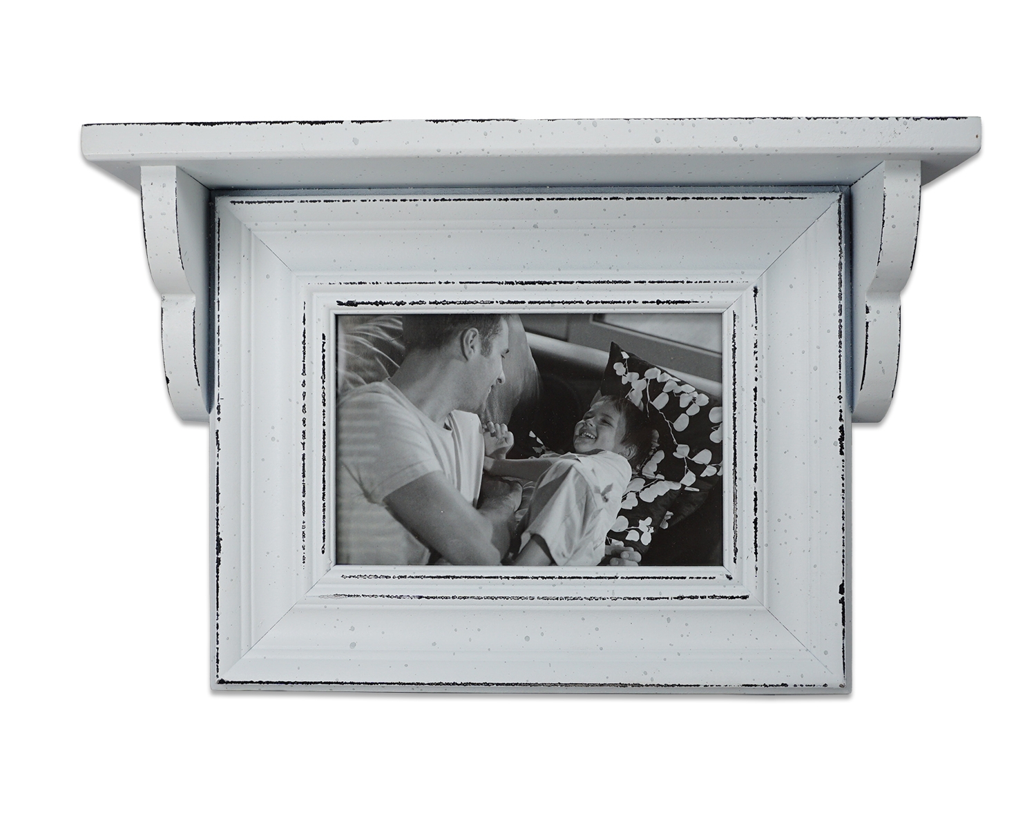 Rama foto vintage din lemn, alb (29.5x20x6.5 cm) Rama foto vintage din lemn, alb (29.5x20x6.5 cm)