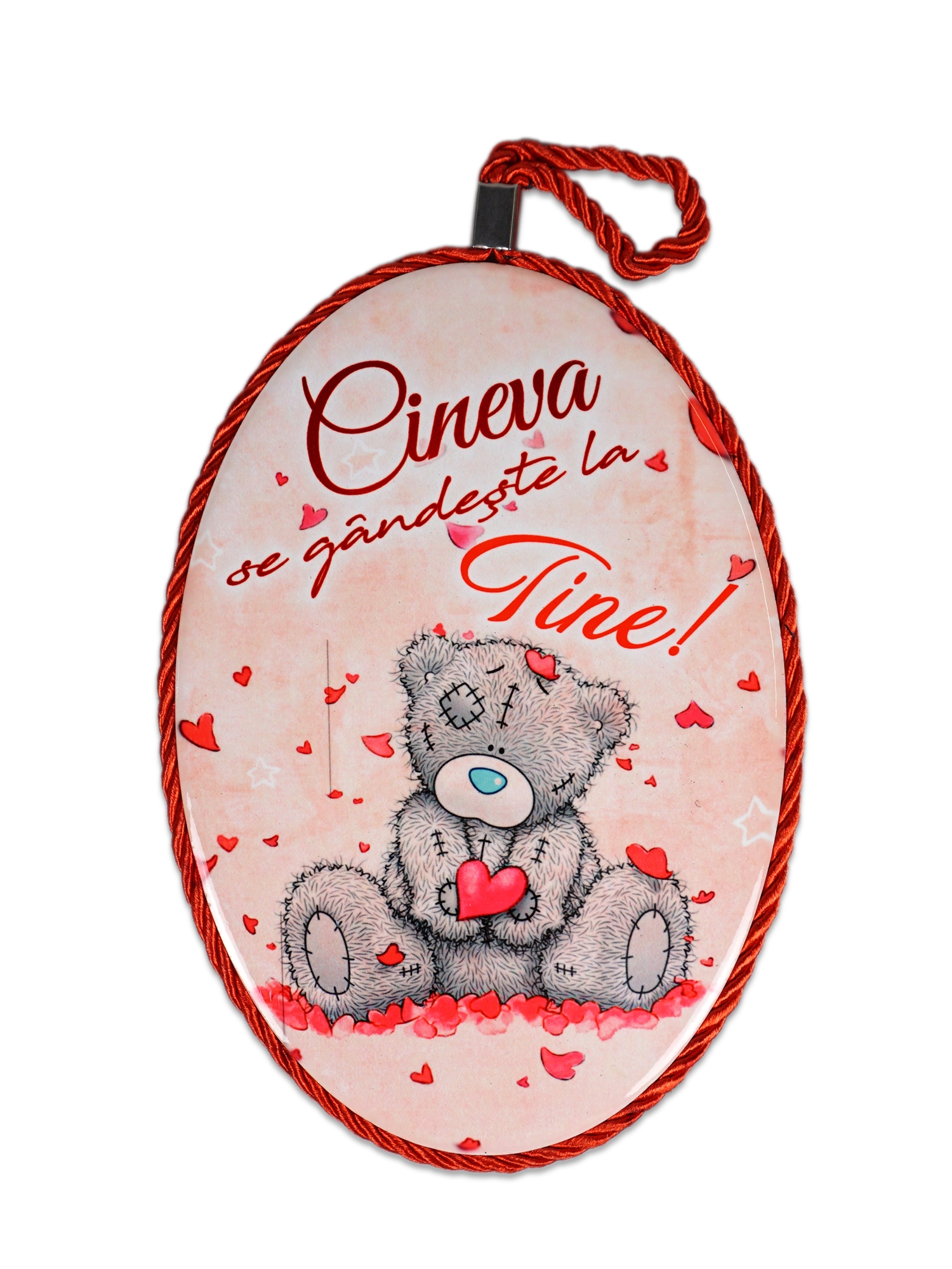 Placheta ceramica - Cineva se gandeste la tine (13,5x18 cm ) Placheta ceramica - Cineva se gandeste la tine (13,5x18 cm )