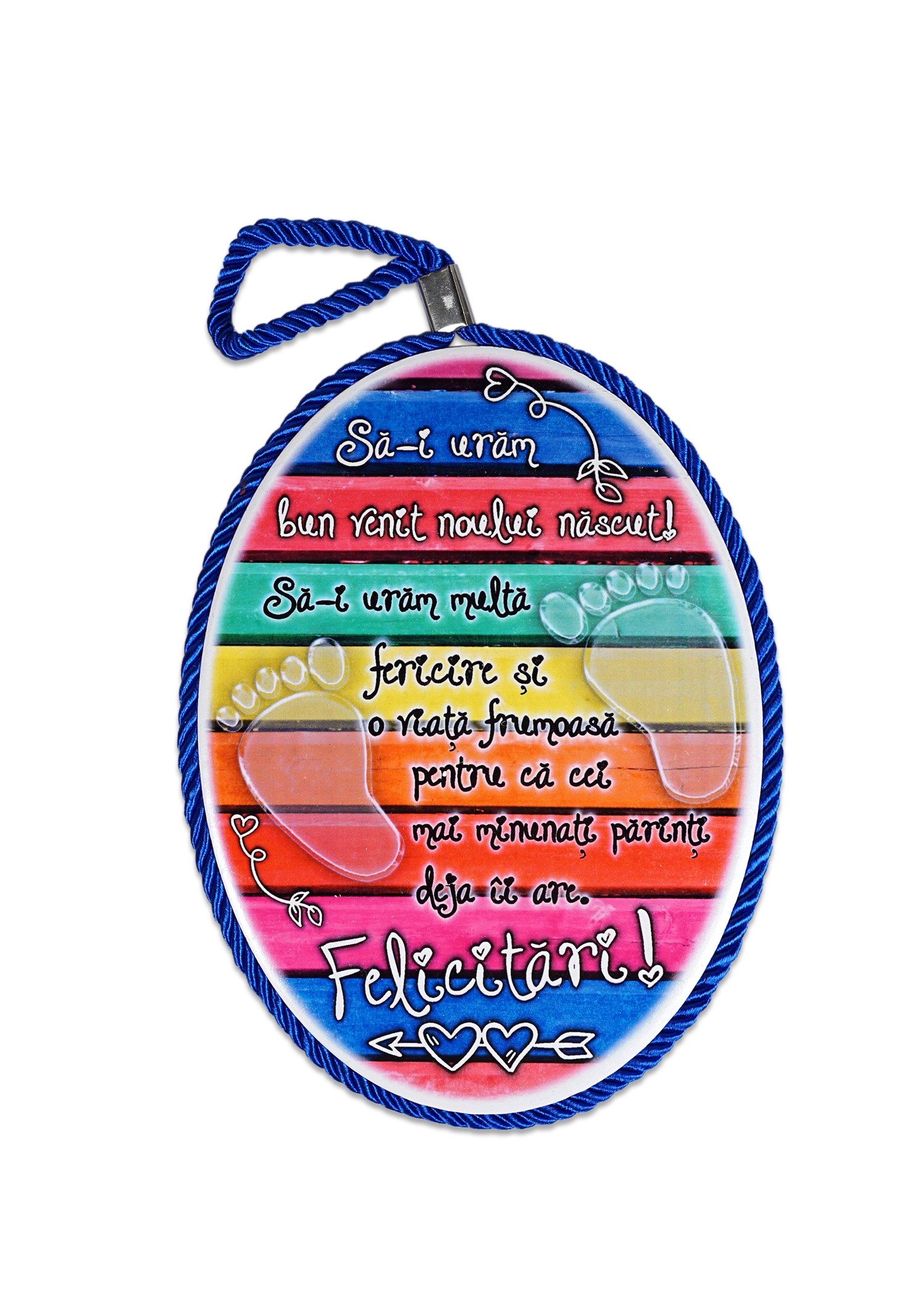 Placheta ceramica - Sa-i uram bun venit  (13,5x18 cm ) Placheta ceramica - Sa-i uram bun venit  (13,5x18 cm )