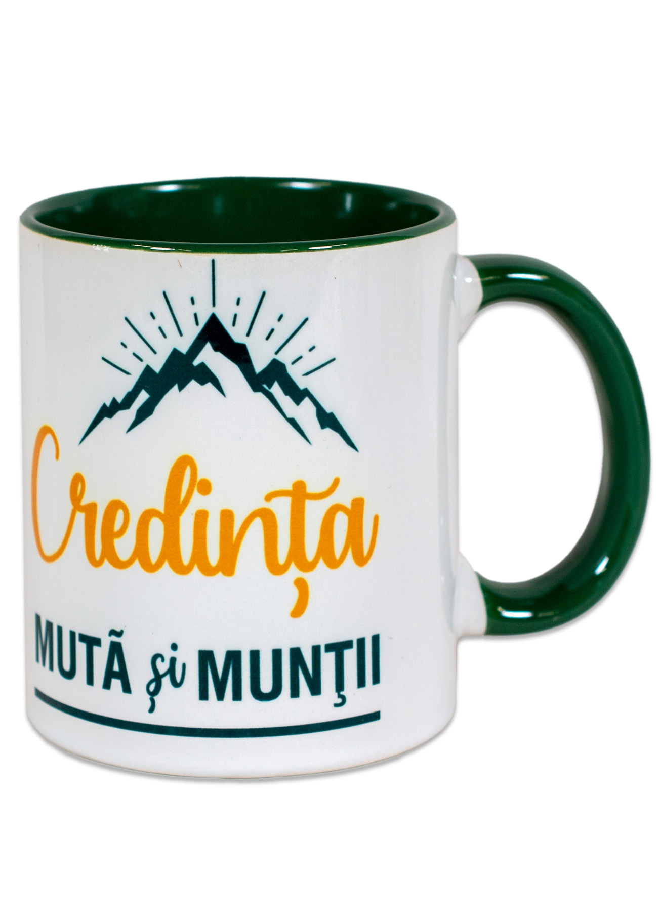 Cana - Credinta muta si muntii (interior verde inchis) Cana - Credinta muta si muntii (interior verde inchis)