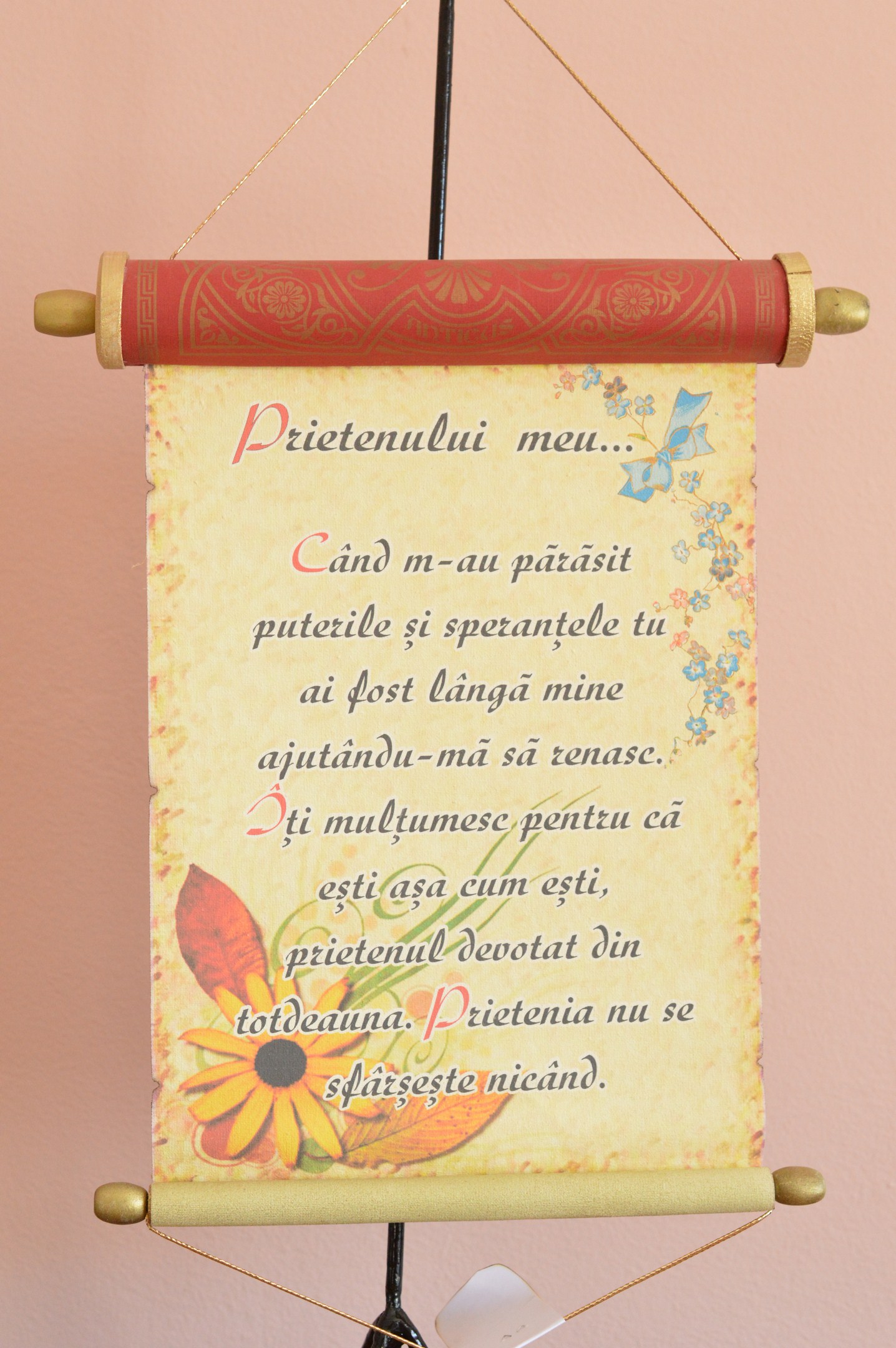 Pergament antic - Prietenului meu... Pergament antic - Prietenului meu...