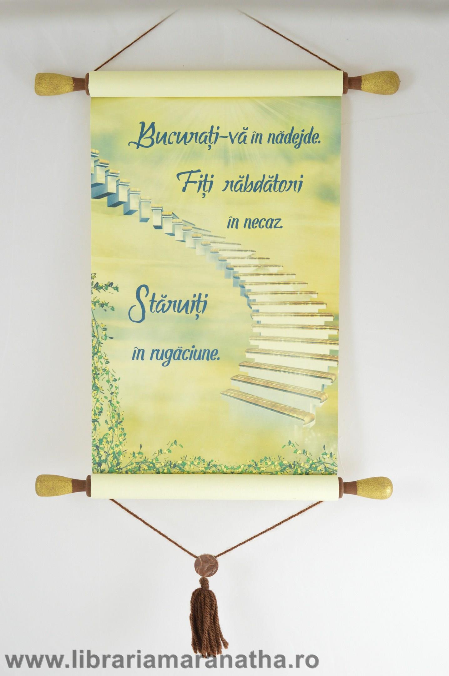 PAPIRUS A4 (30x20cm) -  Bucurati-va in nadejde