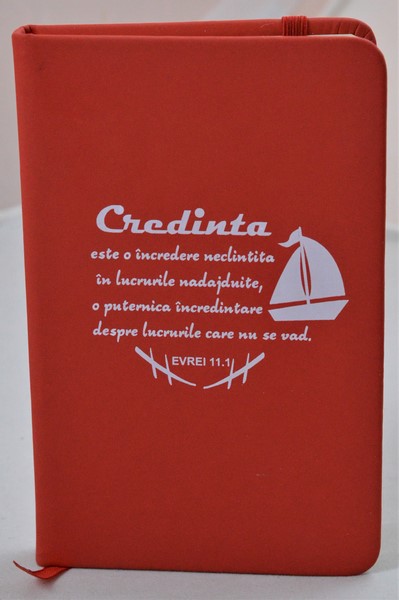 Carnetel A6 - Credinta (rosu) Carnetel A6 - Credinta (rosu)