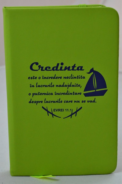 Carnetel A6 - Credinta (verde) Carnetel A6 - Credinta (verde)