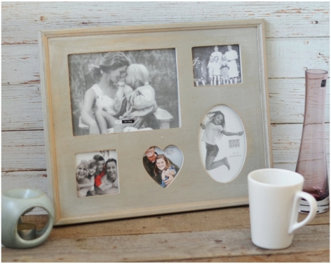 Rama foto tablou - bej 5 poze (36x28x1.5 cm) Rama foto tablou - bej 5 poze (36x28x1.5 cm)