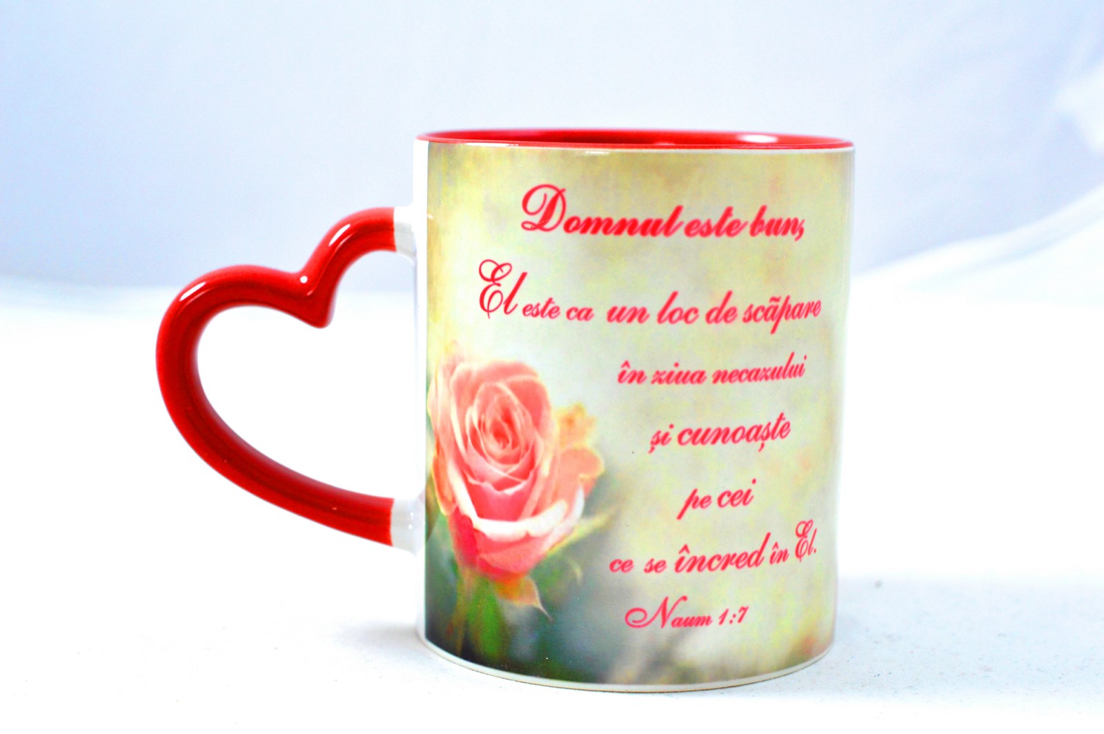 Cana cu mesaj crestin- Domnul este bun Cana cu mesaj crestin- Domnul este bun