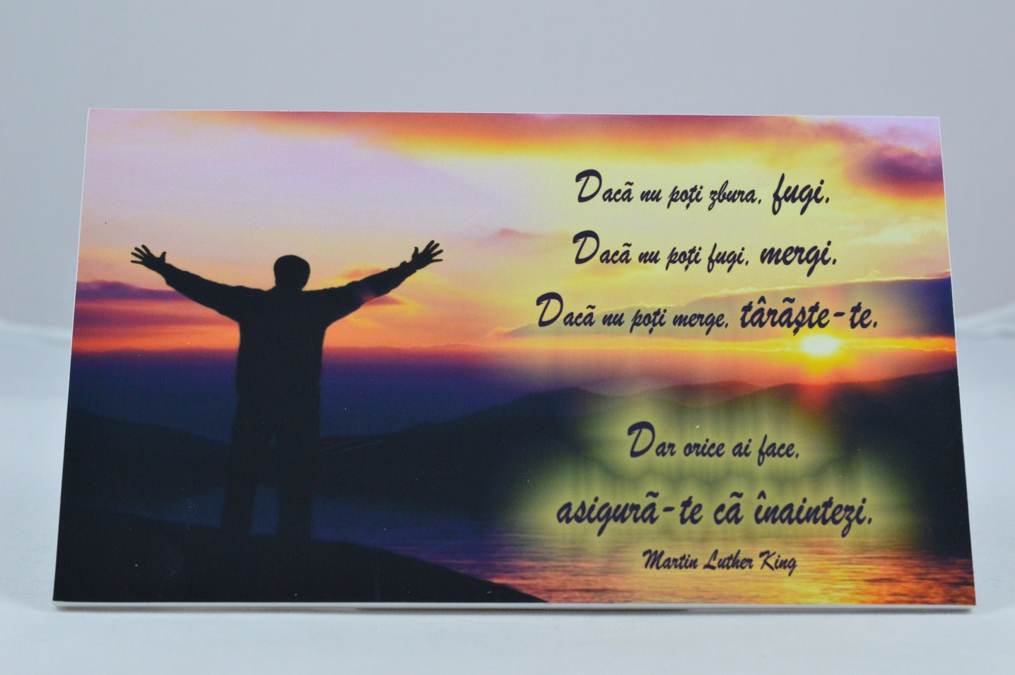 Dacă nu poți fugi...mergi- Placheta birou Dacă nu poți fugi...mergi- Placheta birou