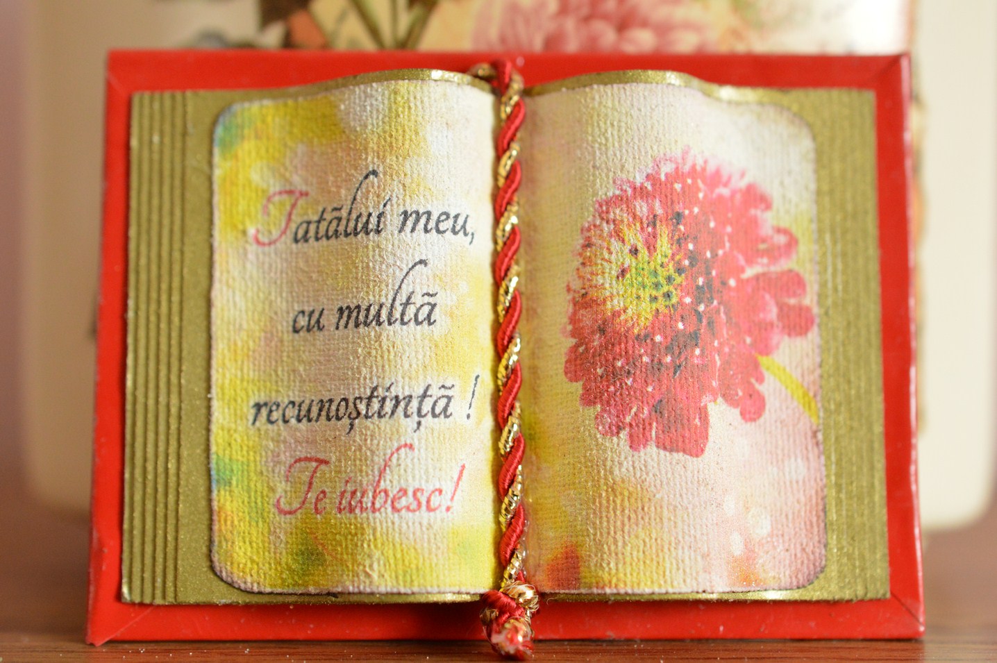 Carte decorativa magnetica - Tatalui meu... (5x7 cm) Carte decorativa magnetica - Tatalui meu... (5x7 cm)