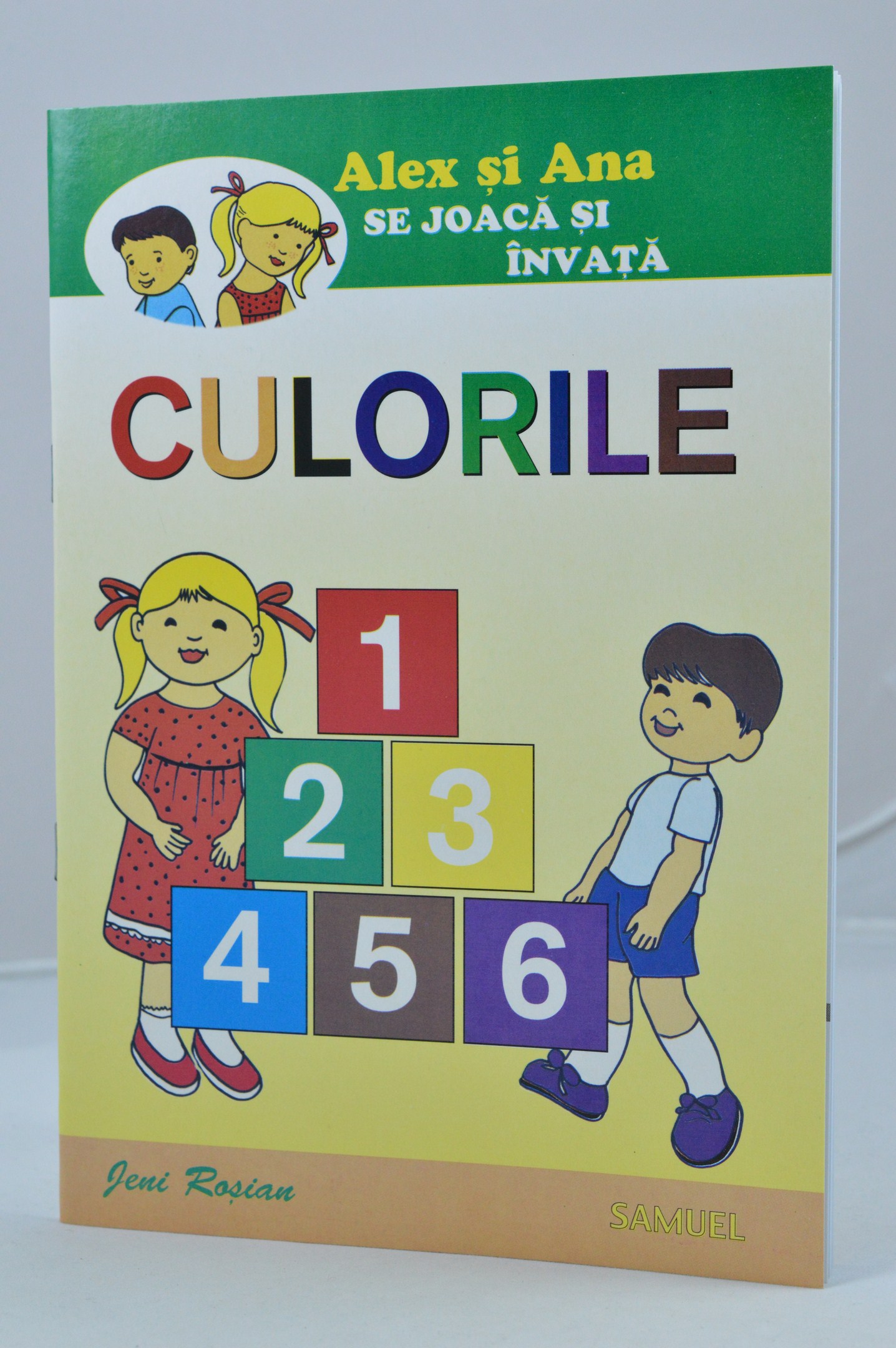 Alex si Ana se joaca si invata culorile - carte de colorat Alex si Ana se joaca si invata culorile - carte de colorat