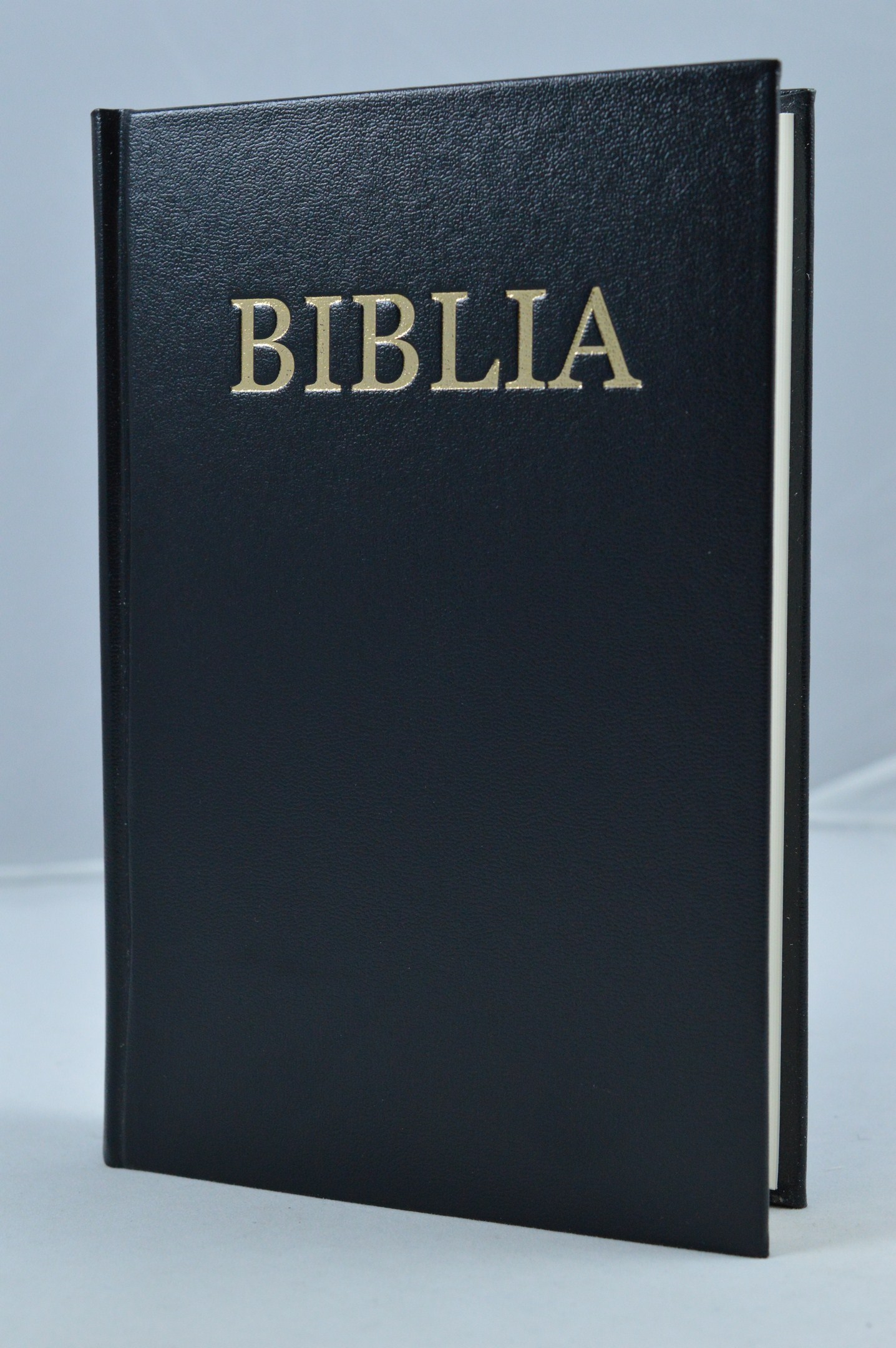 [PRODUS CU DEFECT] Biblia mare, coperta cartonata, neagra, scris mare, fara cruce [073 CT]