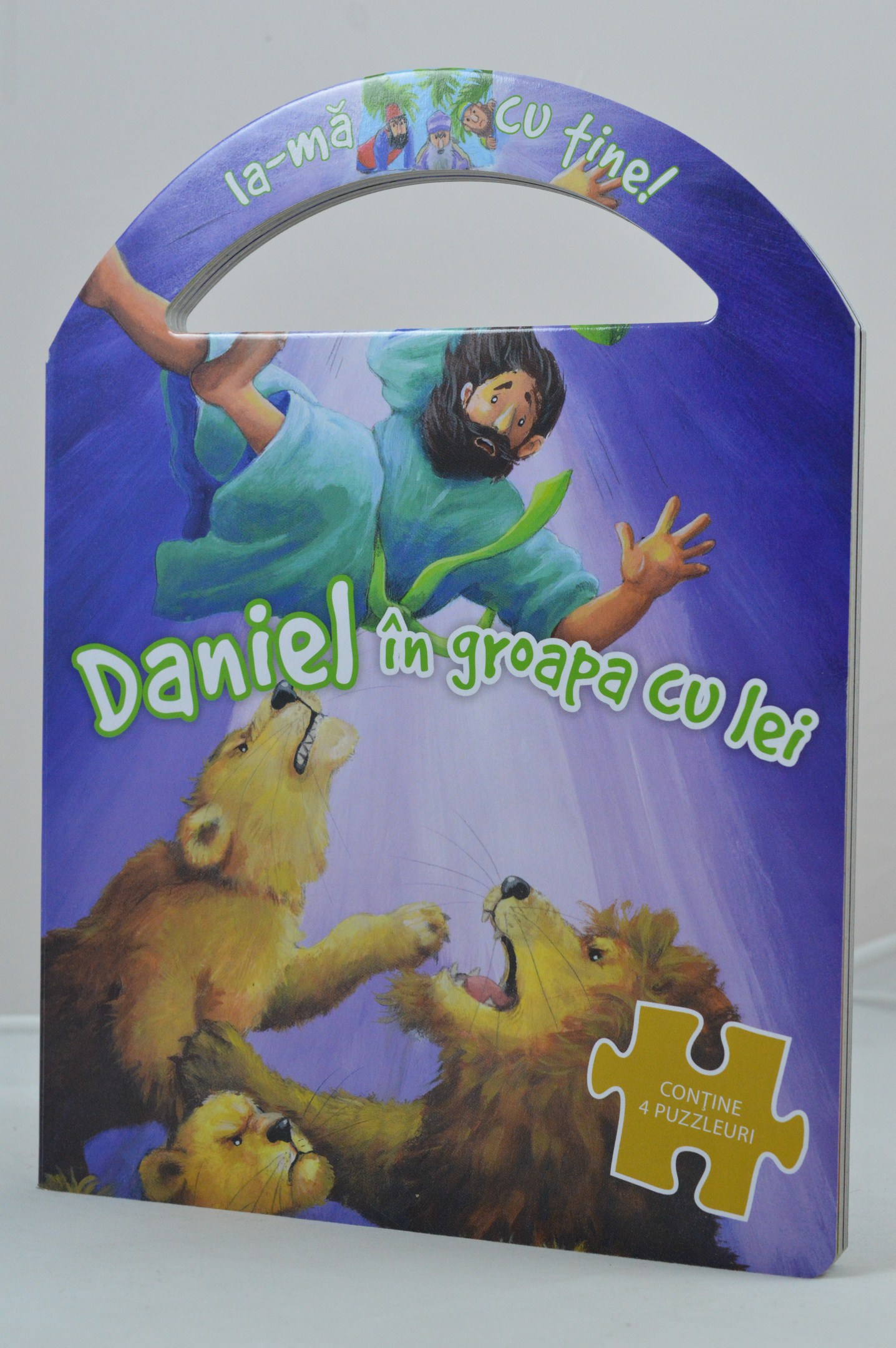 Carte puzzle - Daniel in groapa cu lei Carte puzzle - Daniel in groapa cu lei