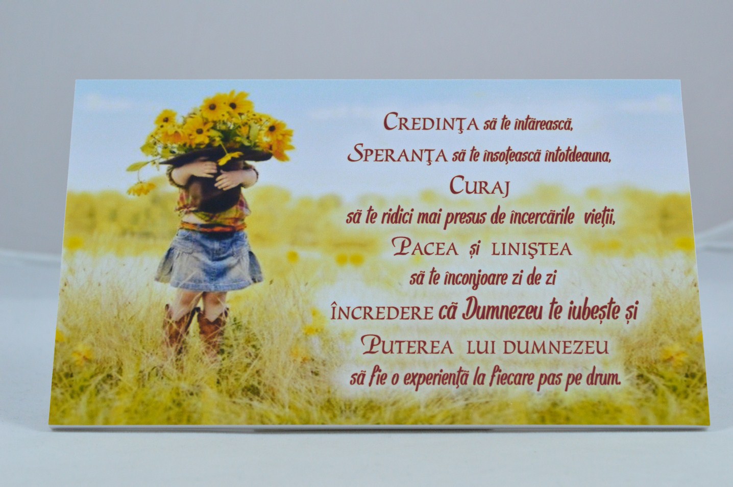 Credința să te întărească- Placheta birou Credința să te întărească- Placheta birou