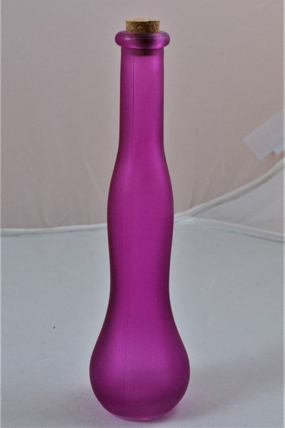 VAZA DIN STICLA MATA ROZ