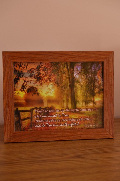 Tablou rama lemn-Fa-ma sa aud Tablou rama lemn-Fa-ma sa aud