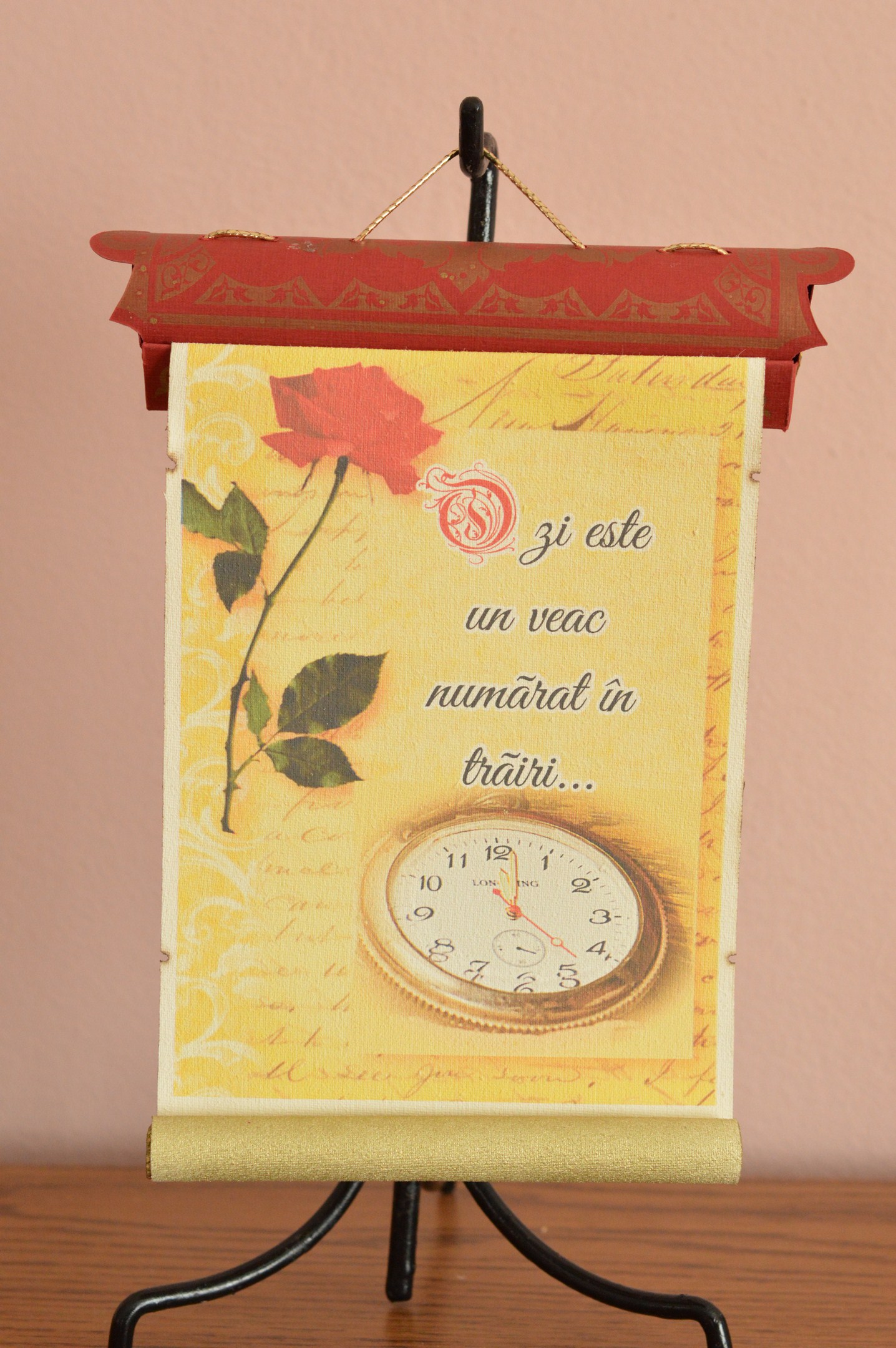 Pergament antic -O zi este un veac