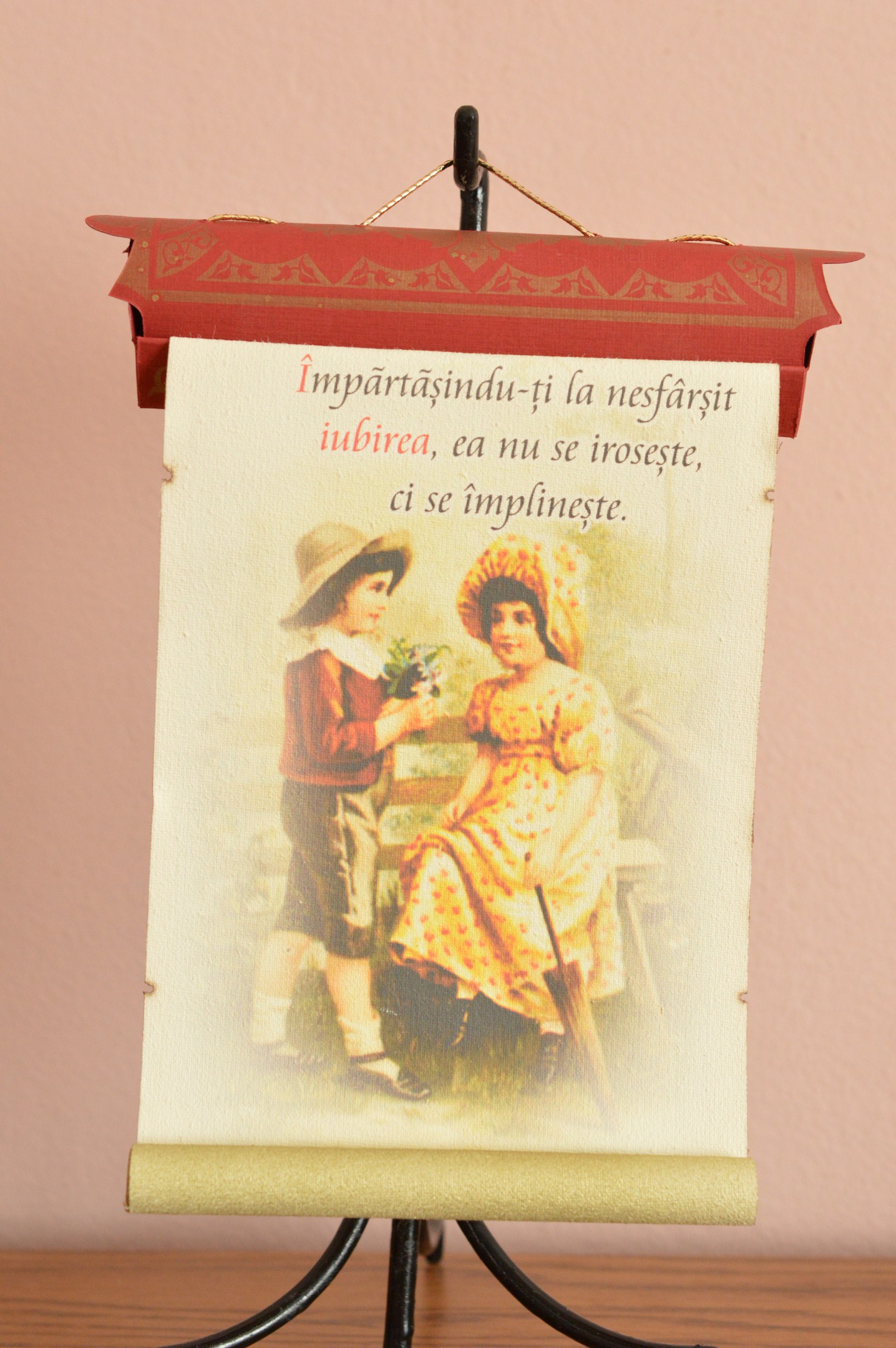 Pergament antic -Impartasindu-ti la nesfarsit iubirea,... Pergament antic -Impartasindu-ti la nesfarsit iubirea,...