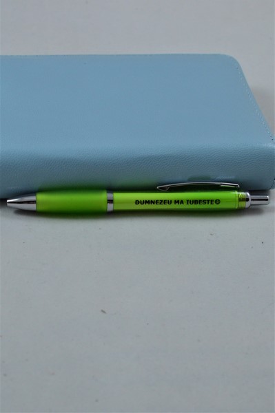 Pix cu mesaj crestin - Dumnezeu ma iubeste! - (verde) Pix cu mesaj crestin - Dumnezeu ma iubeste! - (verde)