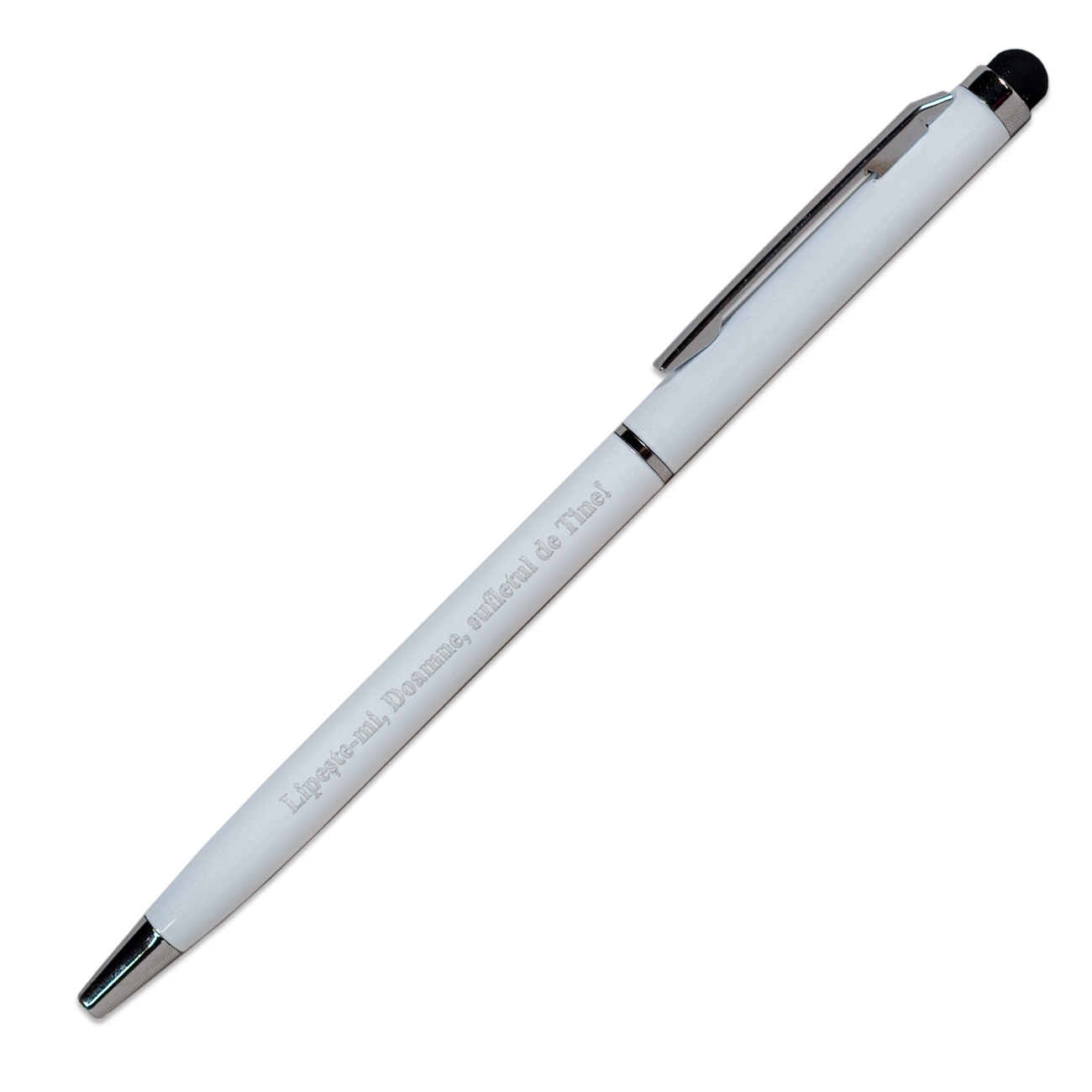 Pix touchscreen pentru telefon - Lipește-mi, Doamne! (alb) Pix touchscreen pentru telefon - Lipește-mi, Doamne! (alb)