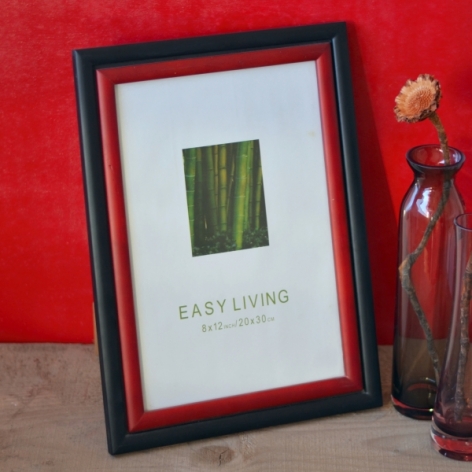 Rama foto - rosu negru (20x30 cm) Rama foto - rosu negru (20x30 cm)